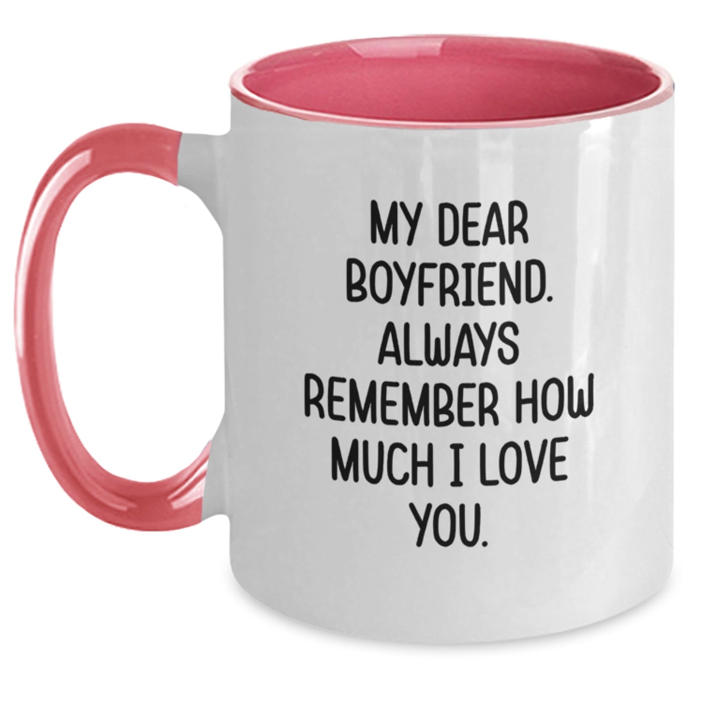 Boyfriend Keepsake Two Tone Coffee Mug Birthday Gift - Main