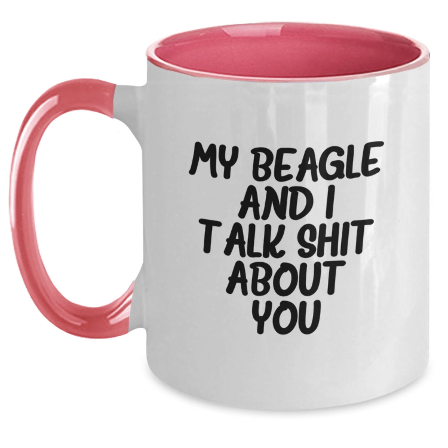 Beagle Dog Keepsake Two Tone Coffee Mug for Him Graduation Gift - Main
