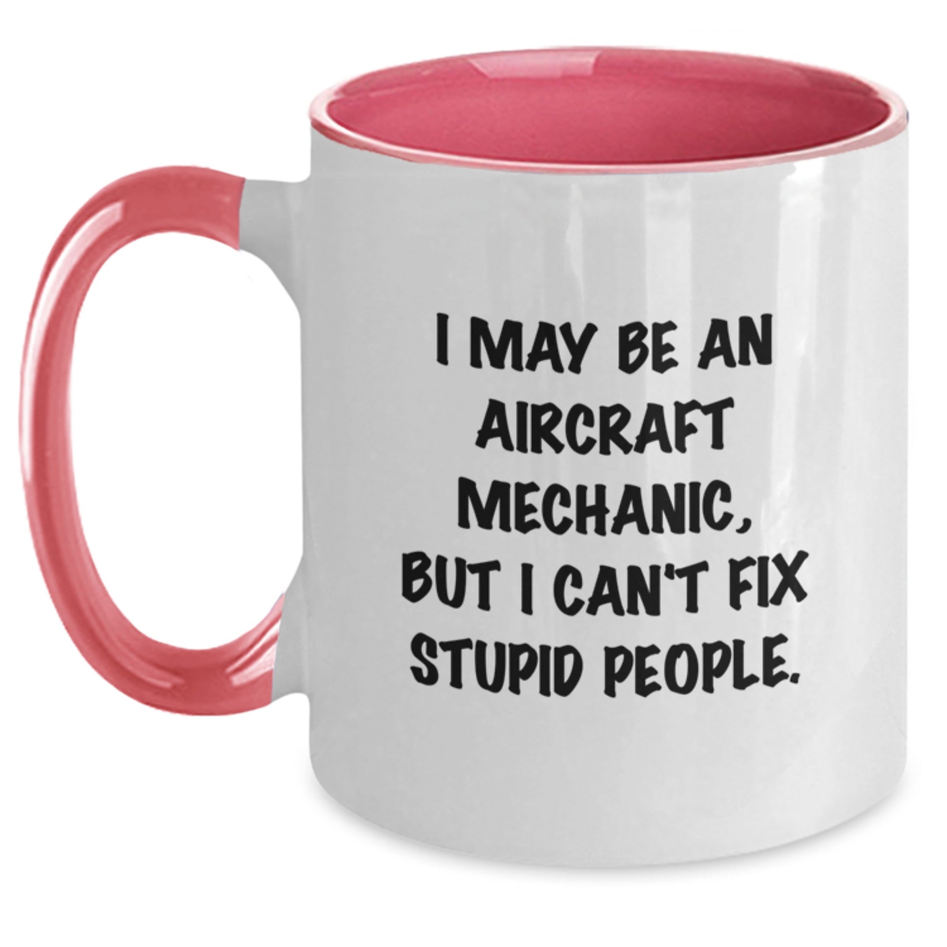 Aircraft Mechanic Keepsake Mug for Him Birthday Gift with Coffee - Main