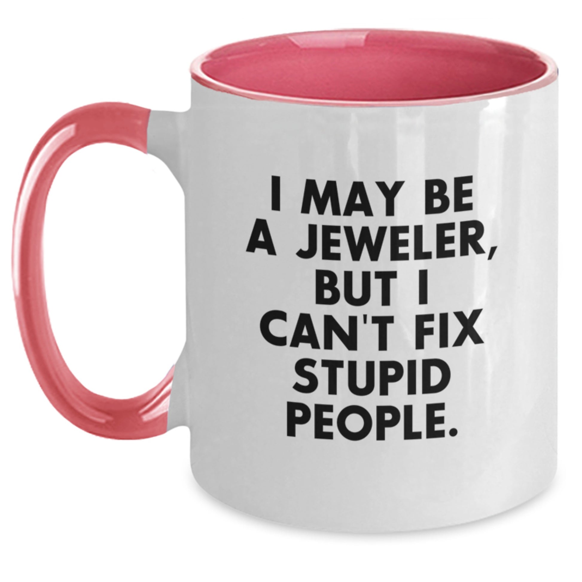Jeweler Two Tone Coffee Mug Keepsake Elegant Birthday Gift for Him - Main