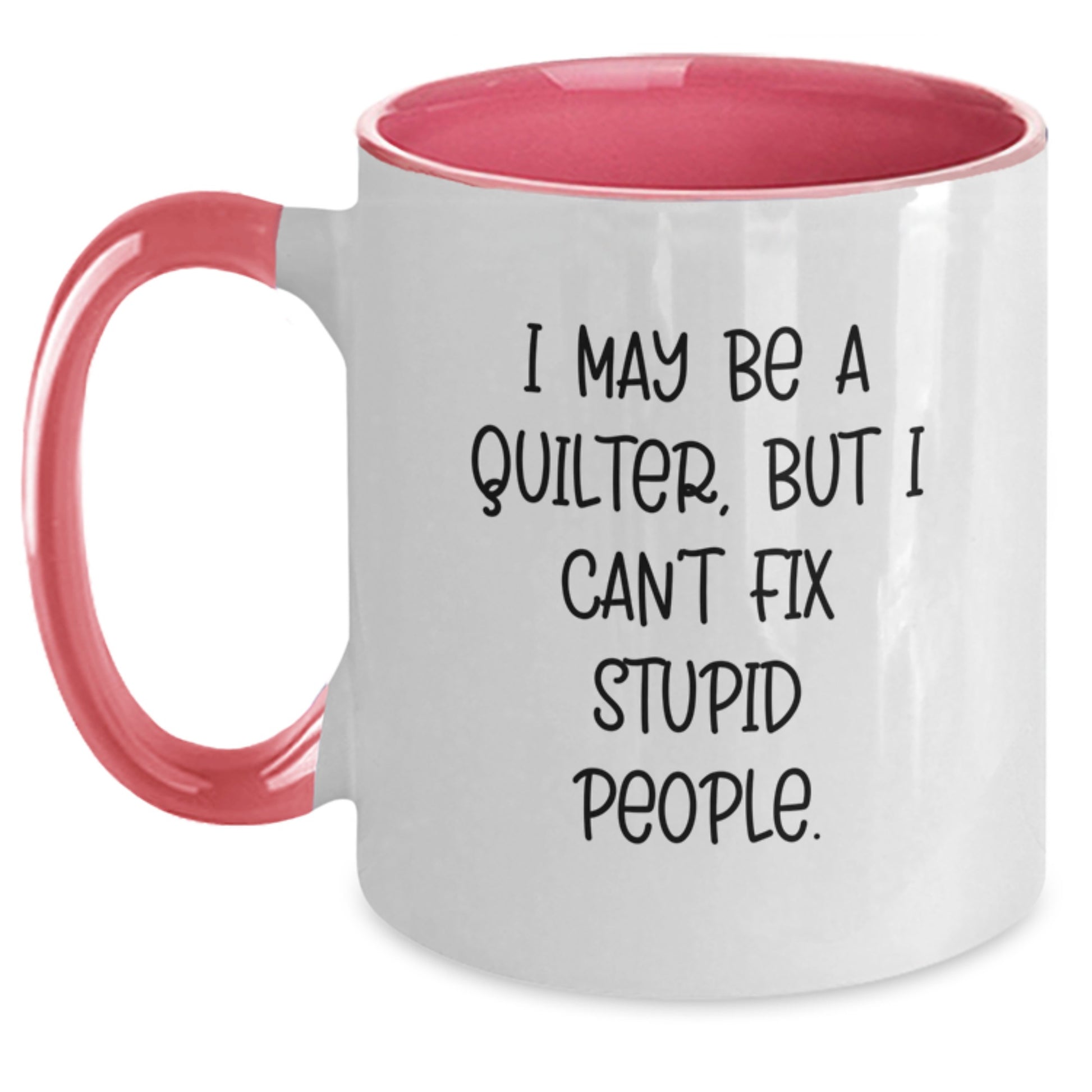 Quilter Keepsake Two Tone Coffee Mug for Him Birthday Gift Black White - Main