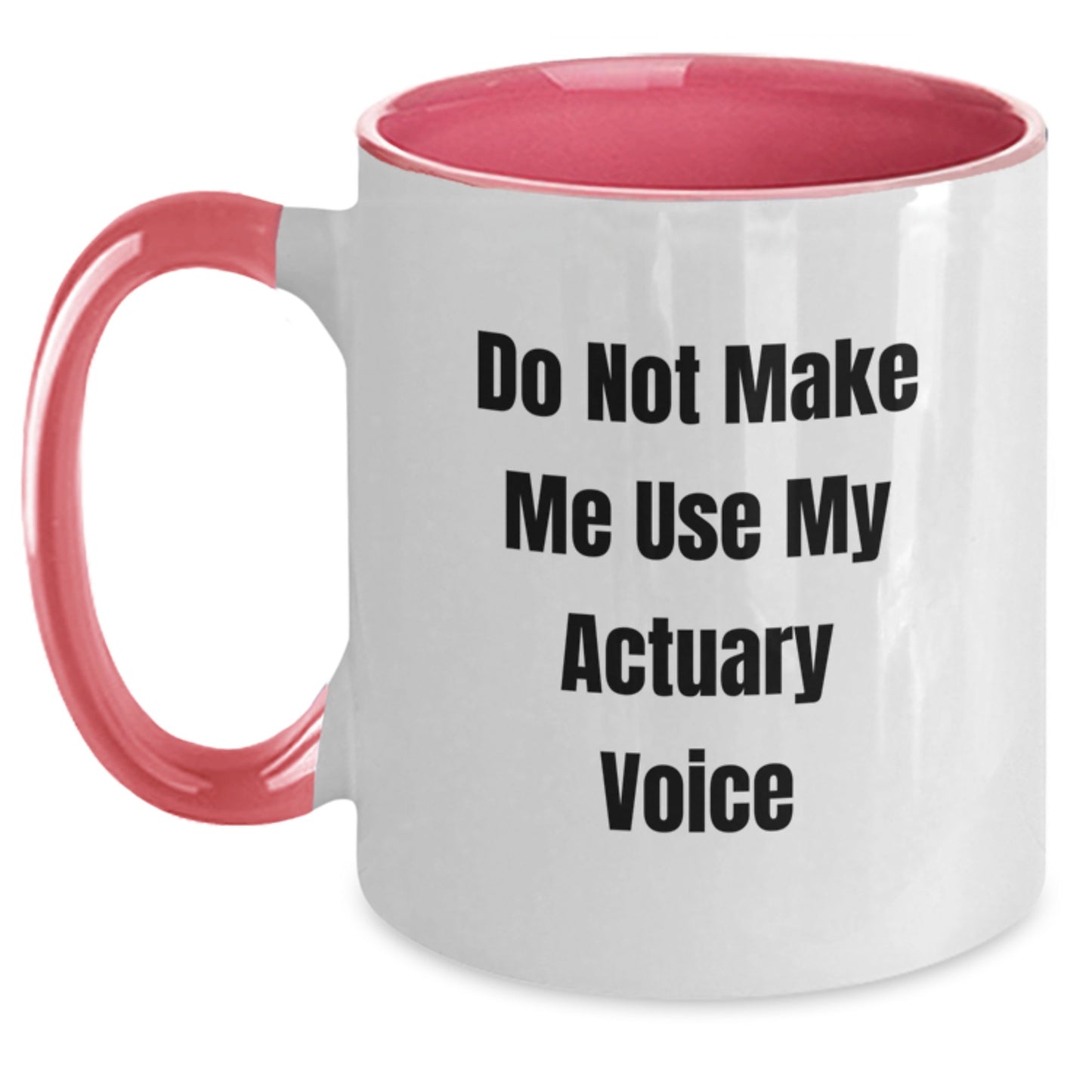 Actuary Keepsake Mug for Him Birthday Gift Black & White Ceramic - Main