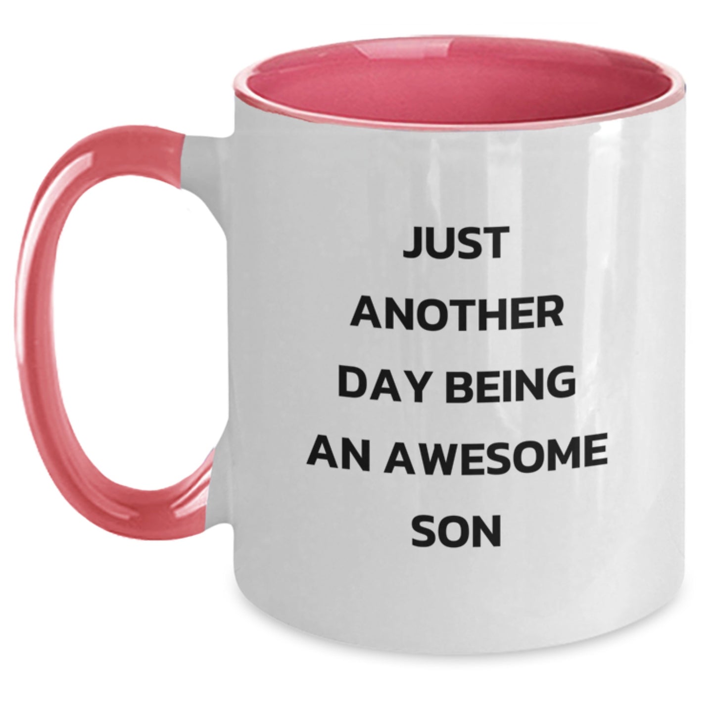Son Keepsake Two Tone Coffee Mug Birthday Gift - Black & White - Main