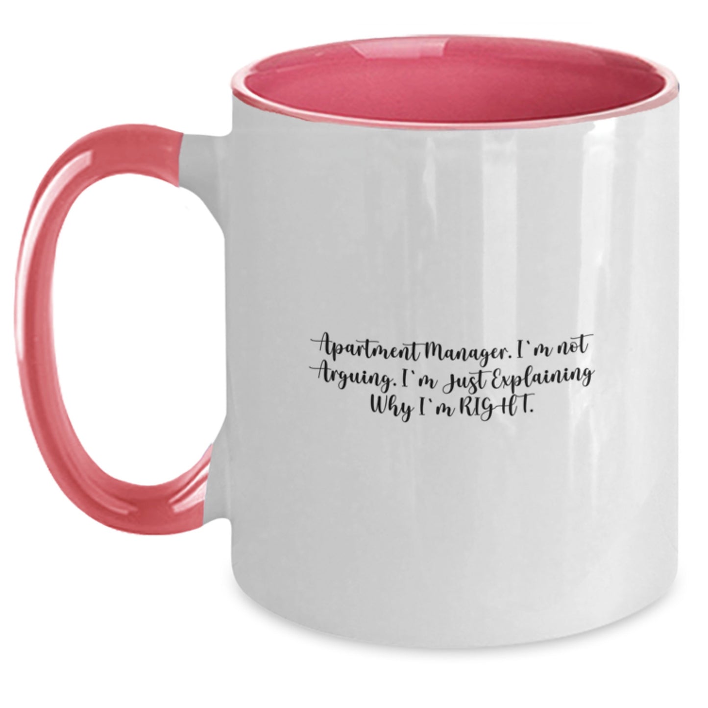 Apartment Manager Two Tone Keepsake Mug for Him Birthday Gift - Main