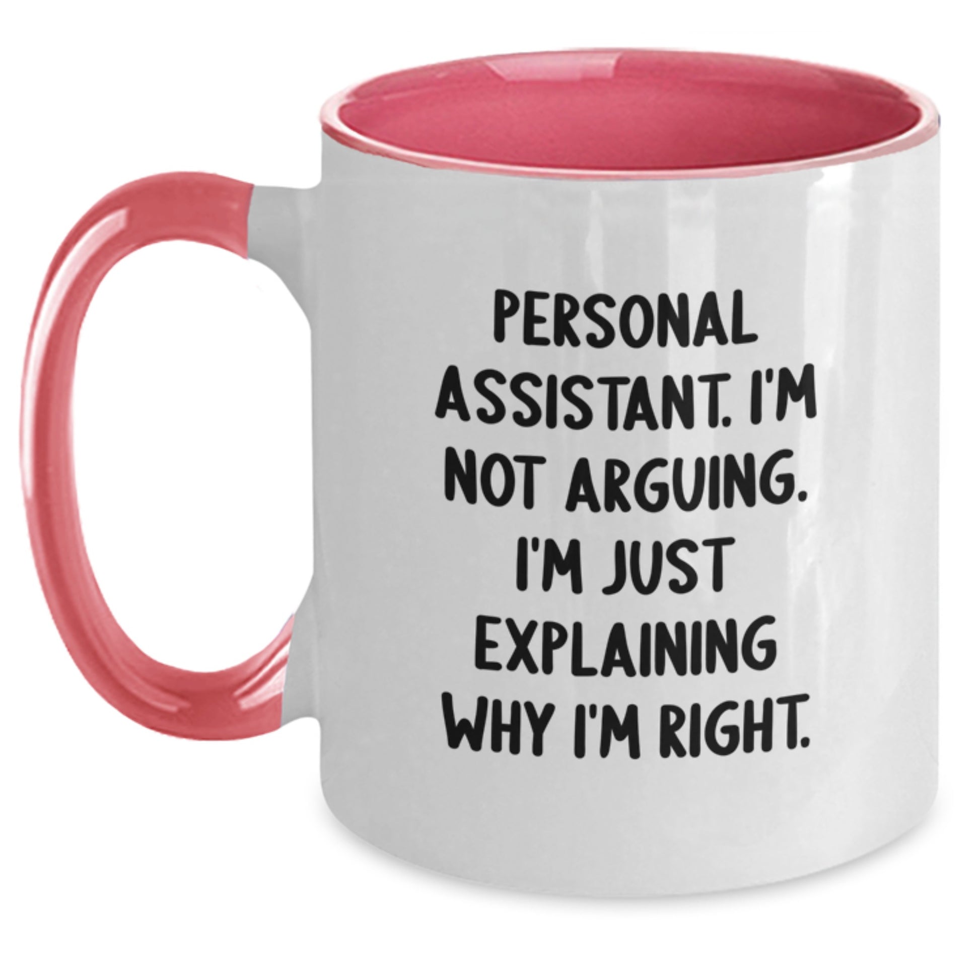 Personal Assistant Two Tone Coffee Mug Idea for Coworkers Birthday Gift - Main