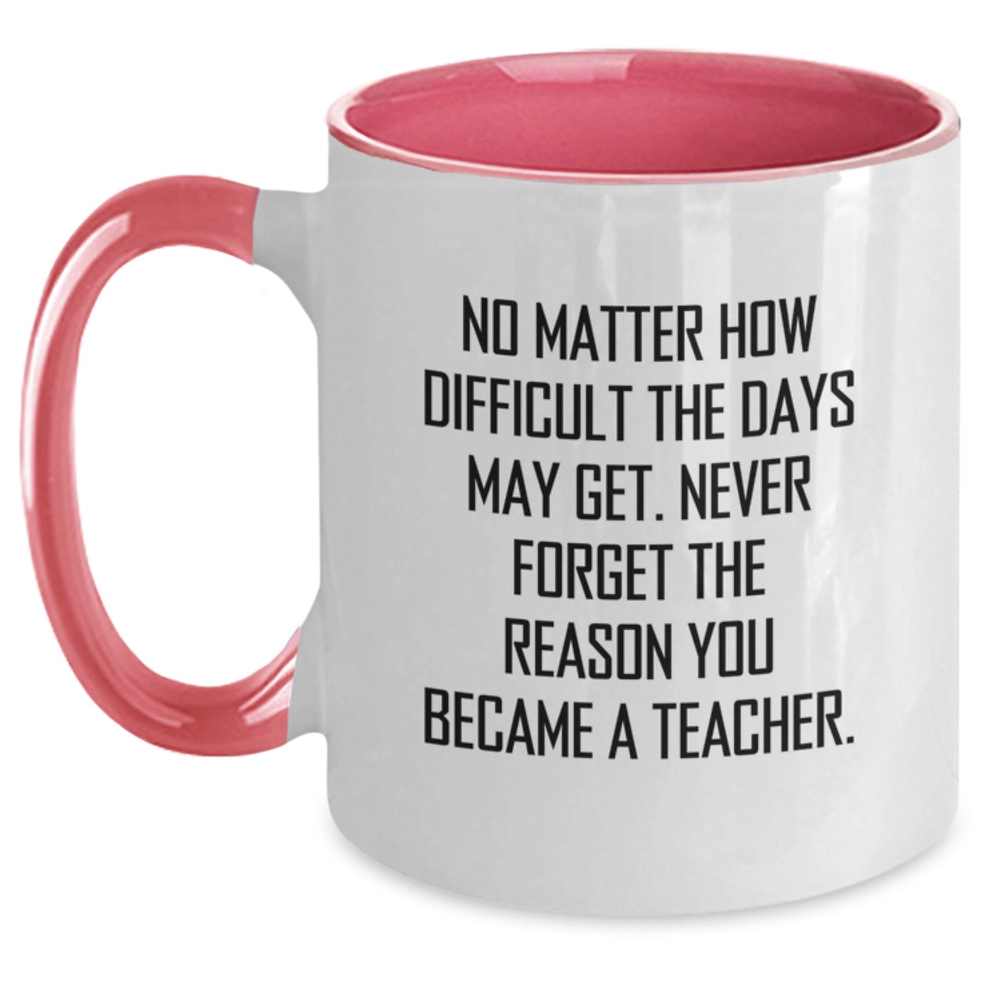 Teacher Appreciation Gifts from Friends and Family - Funny Two Tone Coffee Mugs for Valentine's Unique Teacher Gifts - Main