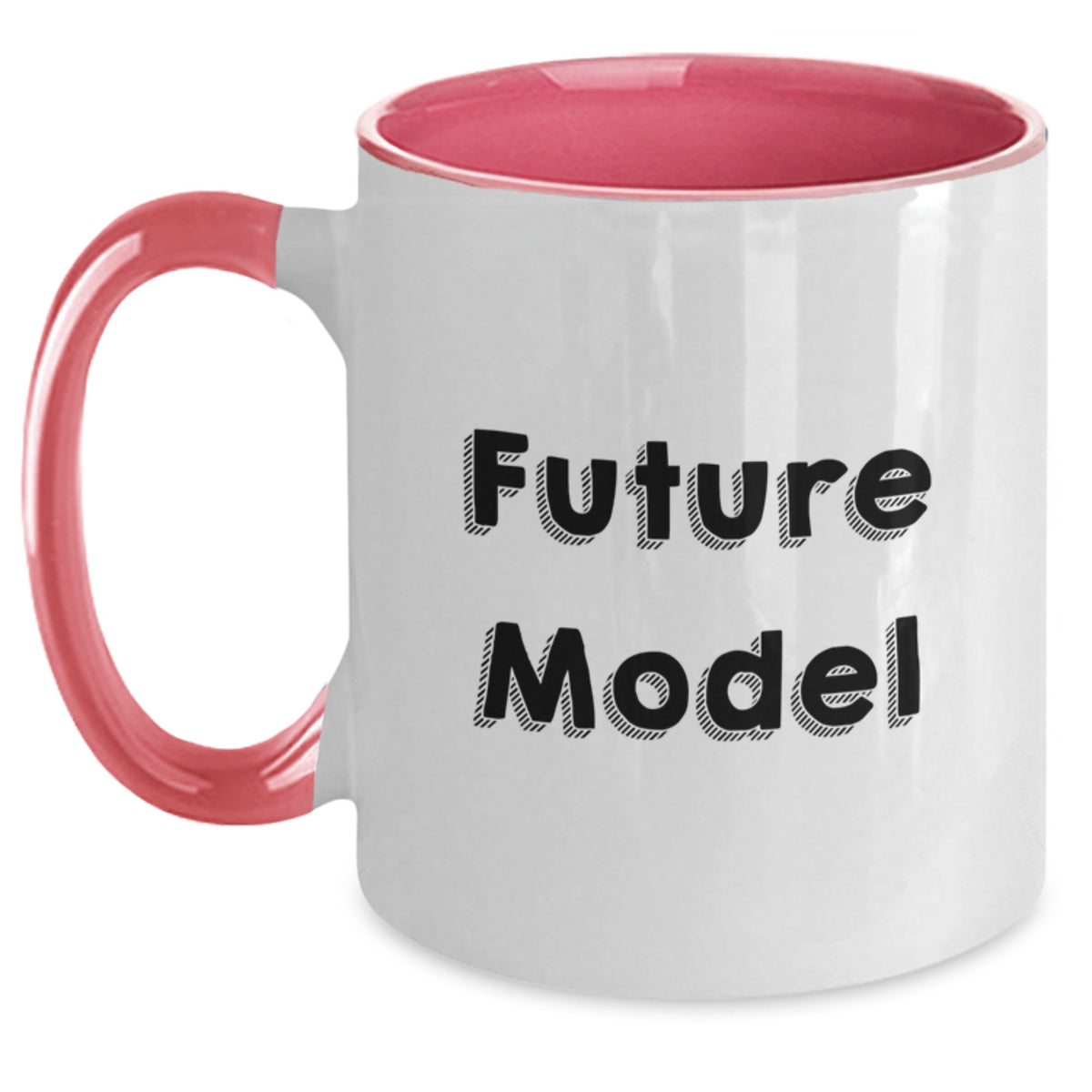 Funny Quote Model Gifts Two Tone Coffee Mug, Gifts from Friends for Model Birthday Unique Presents - Main