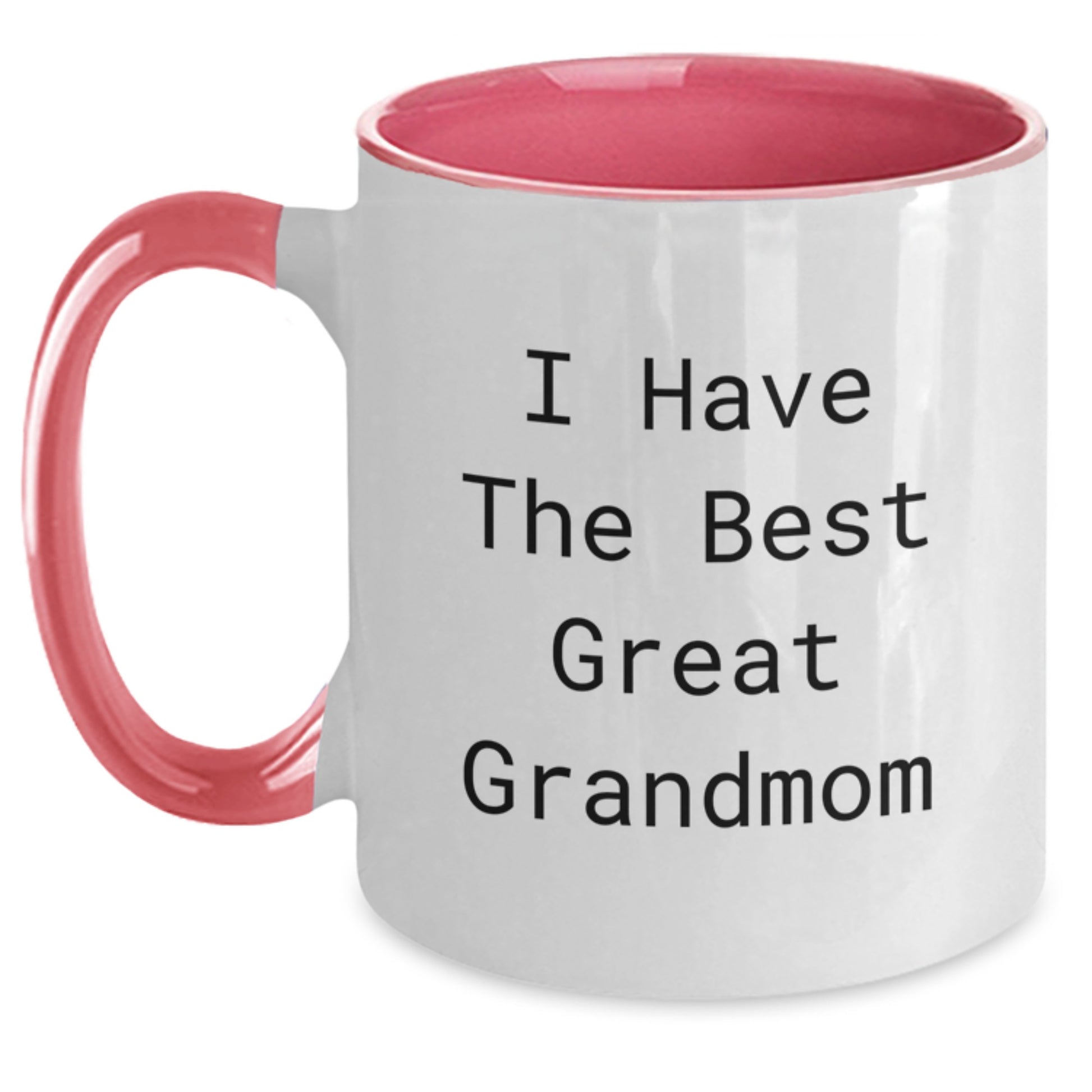 Grandmom Keepsake Birthday Gift Two Tone Coffee Mug for Him Black - Main