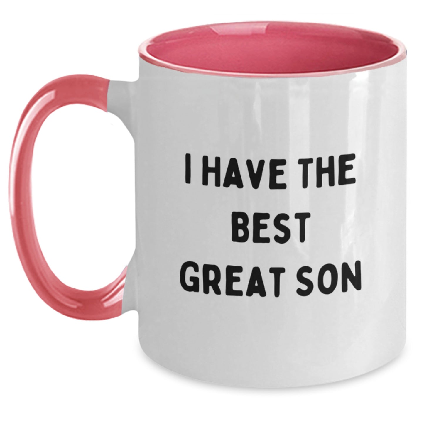 Birthday Gift for Dad Two Tone Coffee Mug Black & White Navy - Main