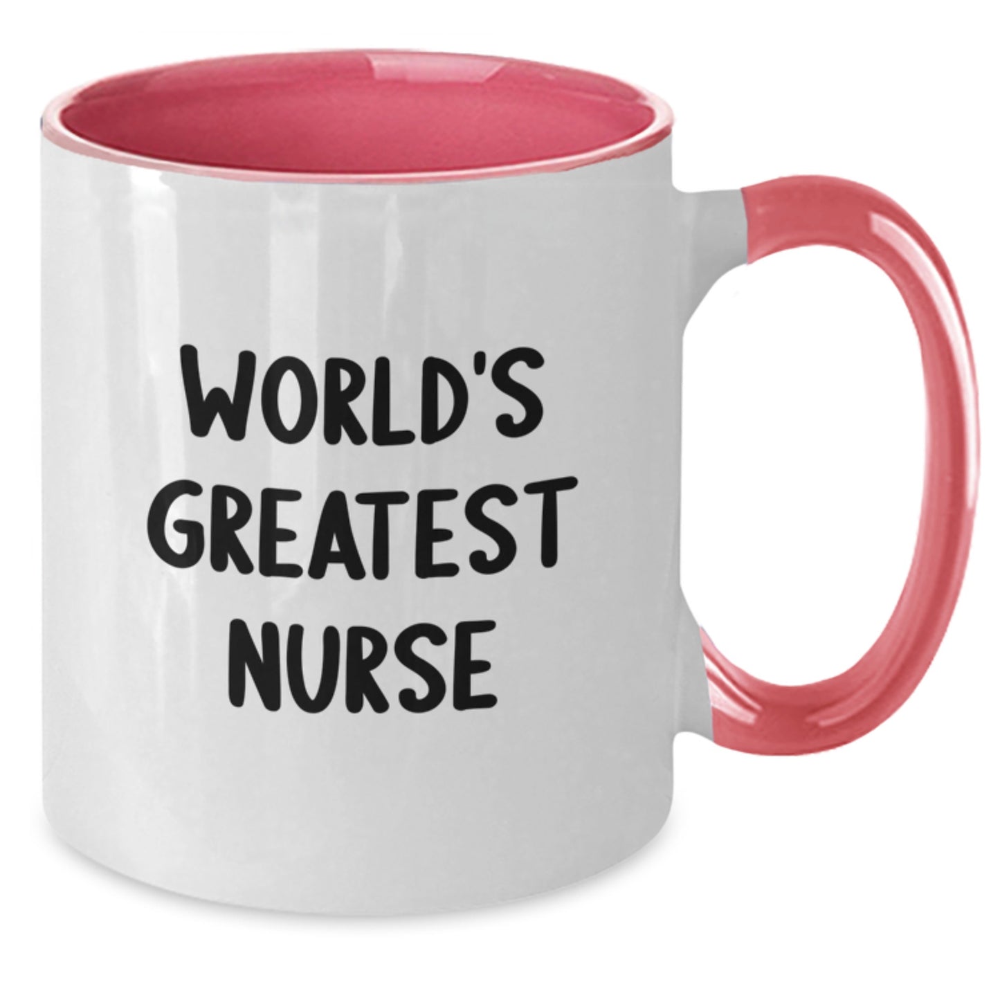World's Greatest Nurse Funny Two Tone Coffee Mugs Gifts from Family, Friends, Coworkers, or Men to Nurses on Graduation Unique Gifts - Additional
