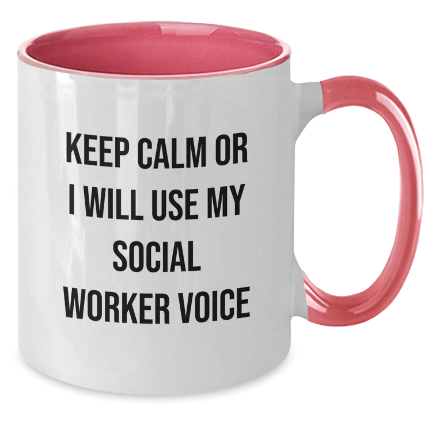 Social Worker Keepsake Mug for Him Birthday Gift Keep Calm - Additional