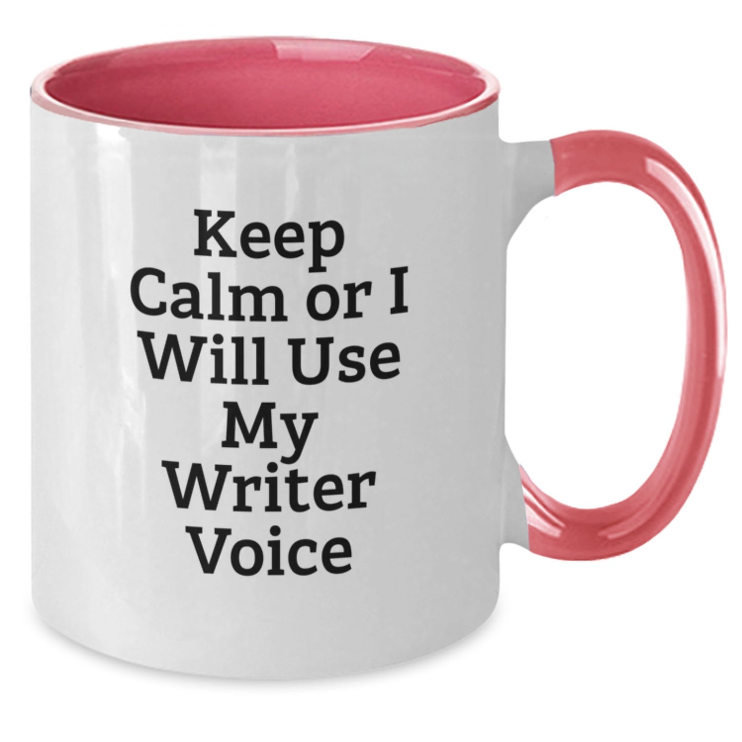 Writer Inspired Funny Sarcasm Gifts from Men to Women on Mother's Day Unique Two Tone Coffee Mug - Additional