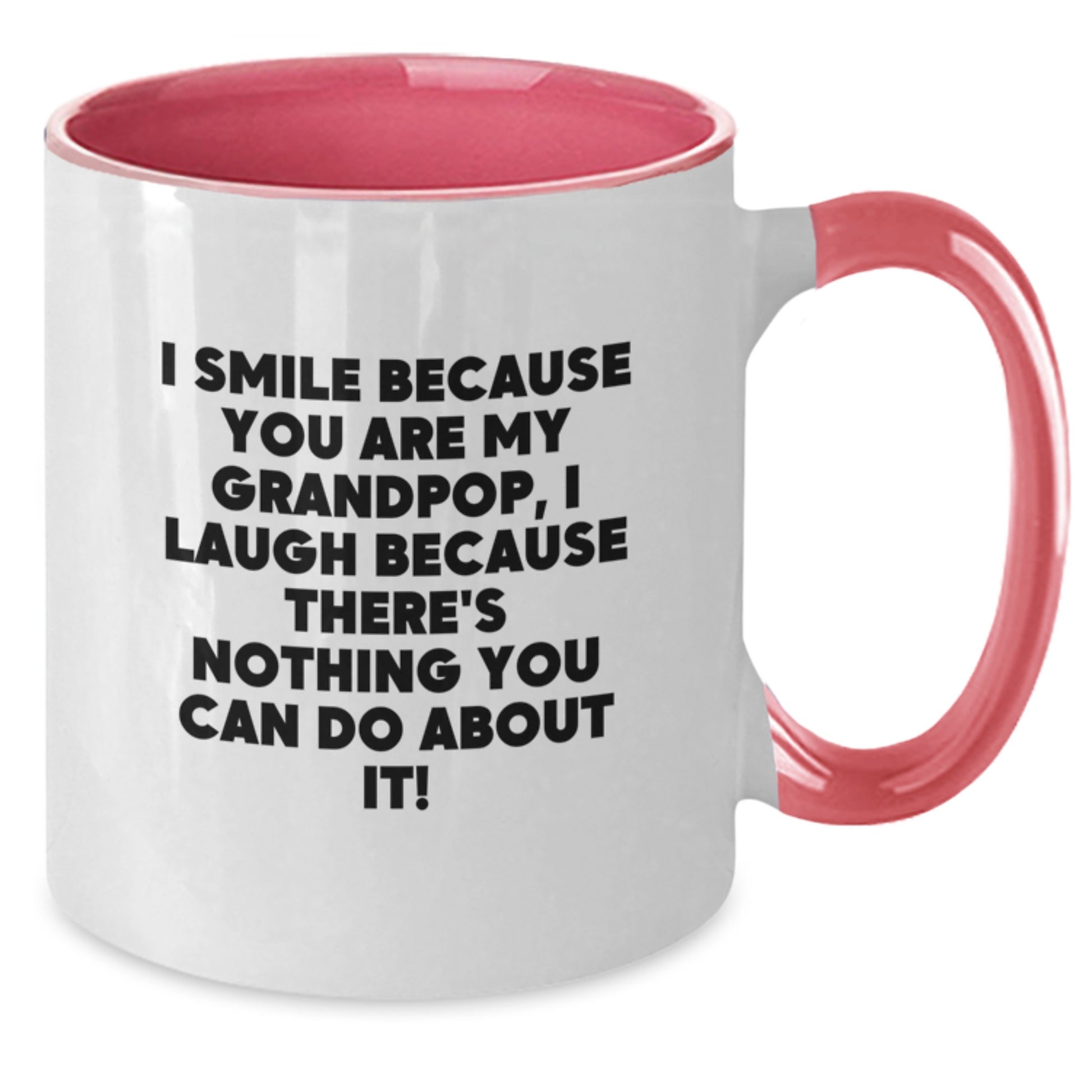 Grandpop Keepsake Two Tone Coffee Mug Birthday Gift for Him Black & - Additional