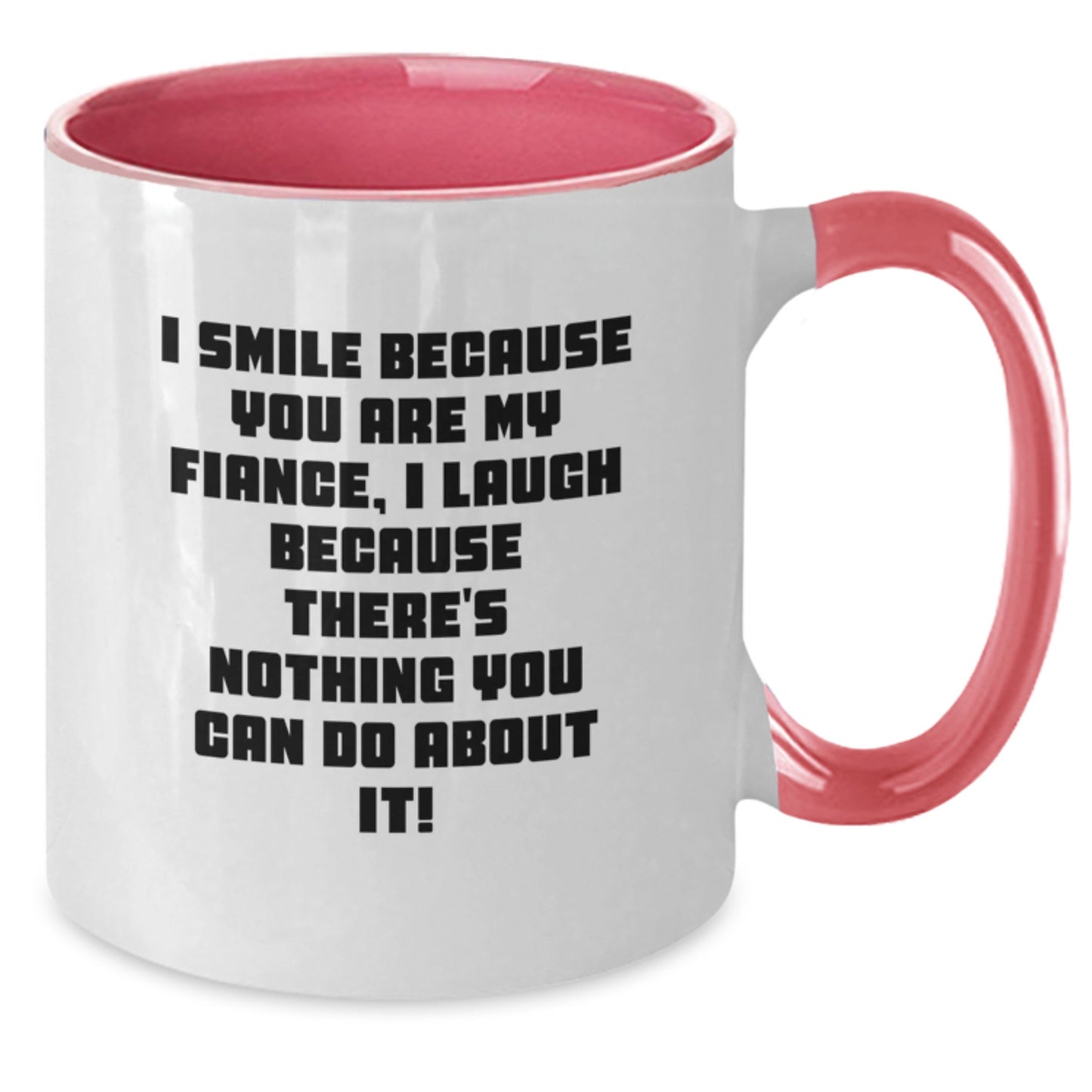 Funny Fiance Gifts from Men, Women, Friends, Coworkers, Family, for Fiance, Men, Women, Graduation Unique Gifts, Two Tone Coffee Mug - Additional