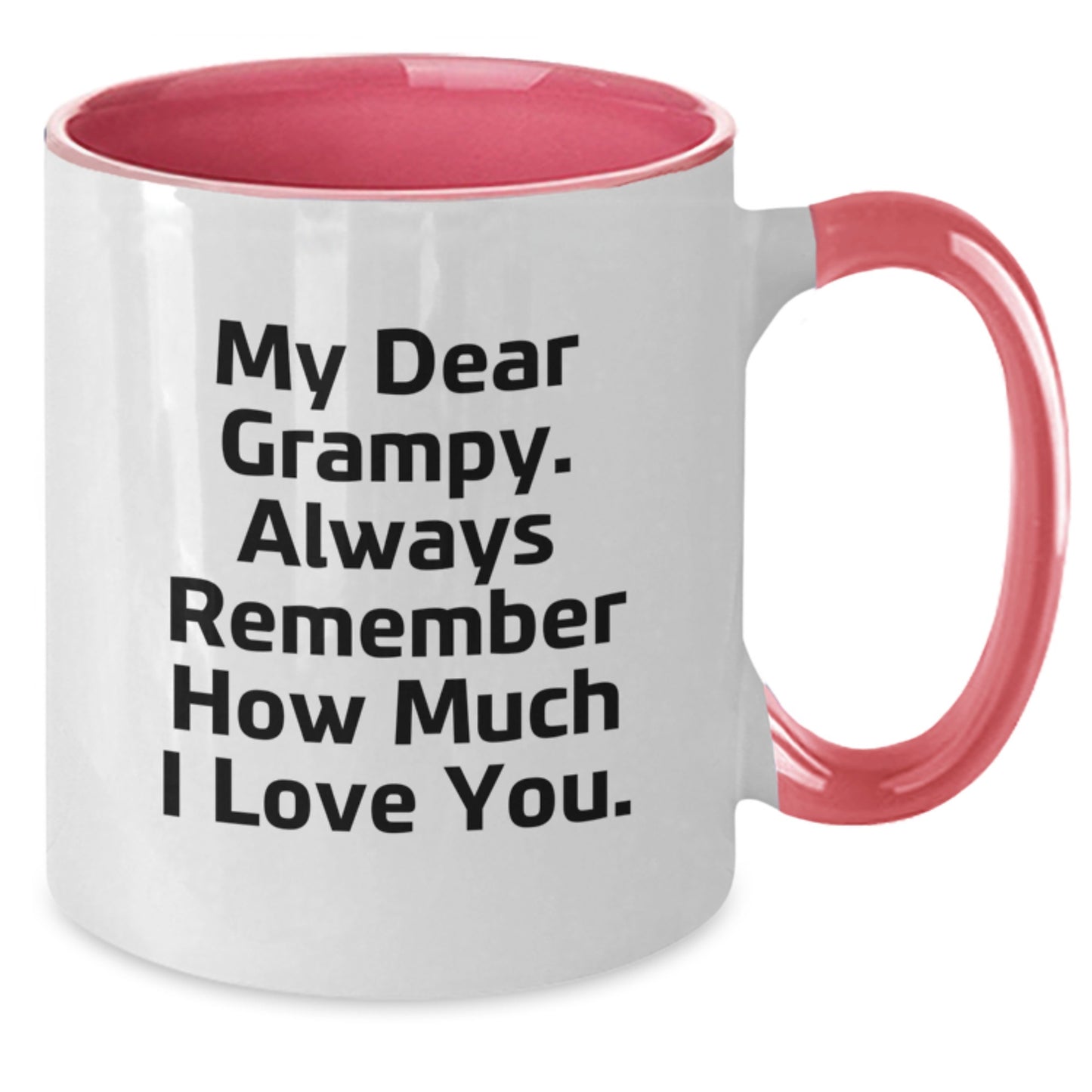 Grampy Keepsake Two Tone Ceramic Coffee Mug for Him Graduation Gift - Additional