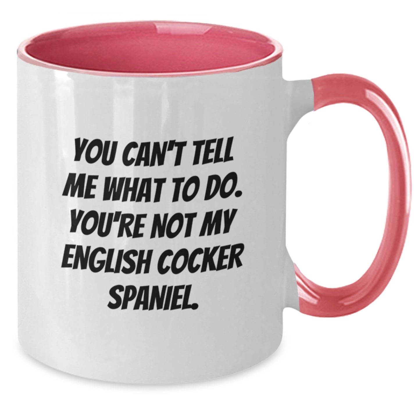 Funny English Cocker Spaniel Dog Coffee Mug Gifts from Friends for Birthday - Additional