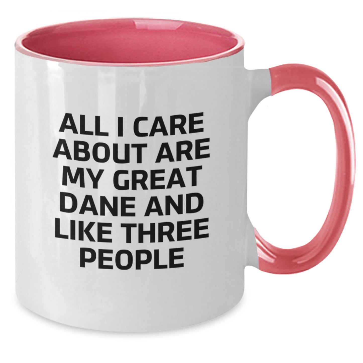 Funny Great Dane Dog Lover Gifts from Men or Women for Great Dane Dog Owners Birthday Unique Gifts, Two Tone Coffee Mug with Great Dane Dog Quote, Gifts for Great Dane Dog Lovers - Additional
