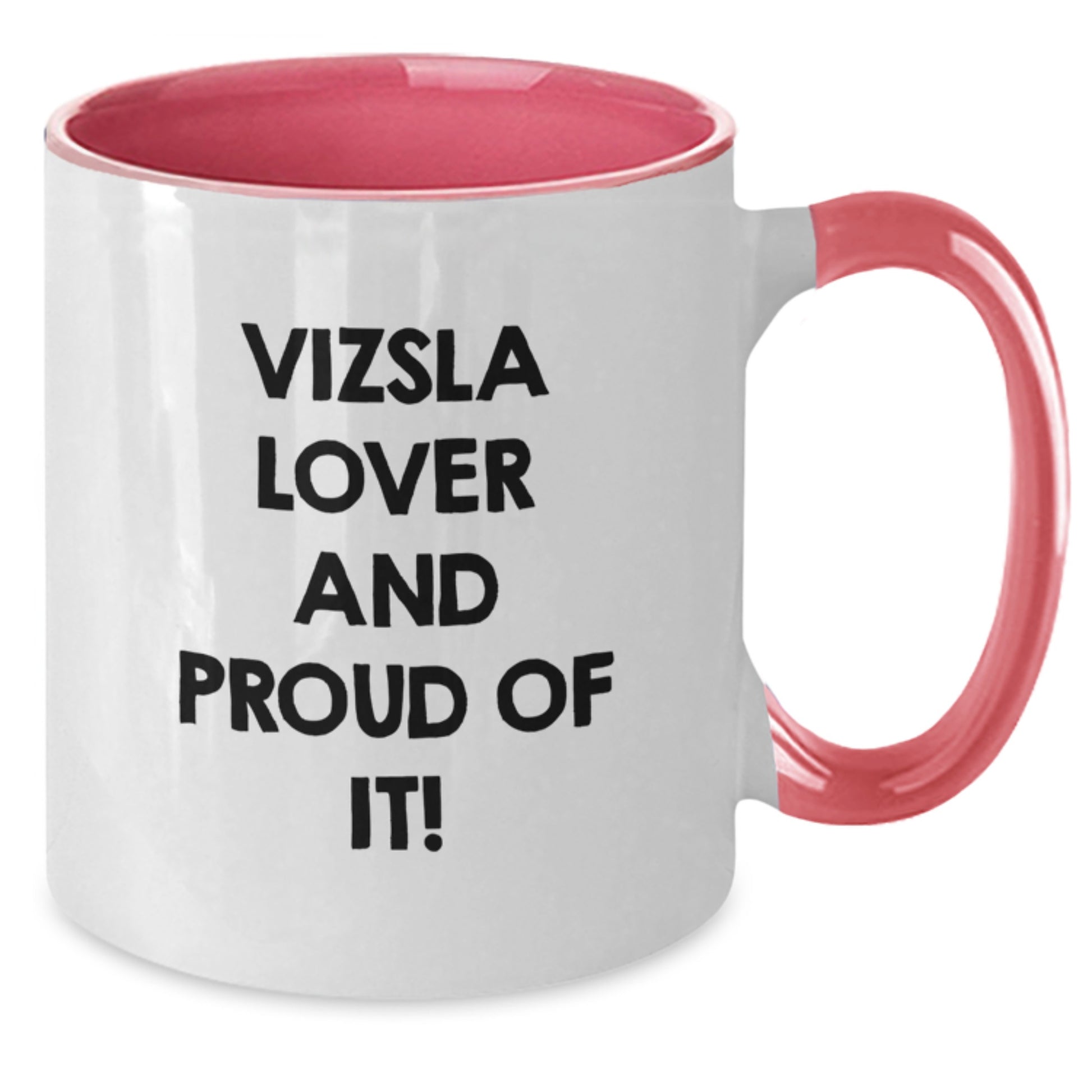 Vizsla Dog Lover Gifts from Men to Women, Funny Two Tone Coffee Mug for Valentine's Unique Gifts - Additional