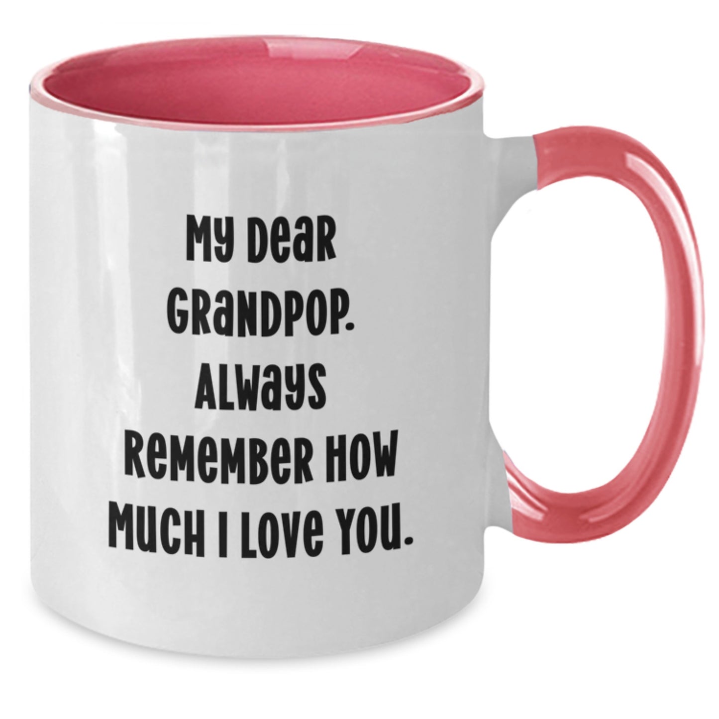Grandpop Keepsake Two Tone Coffee Mug for Him Graduation Gift - Additional