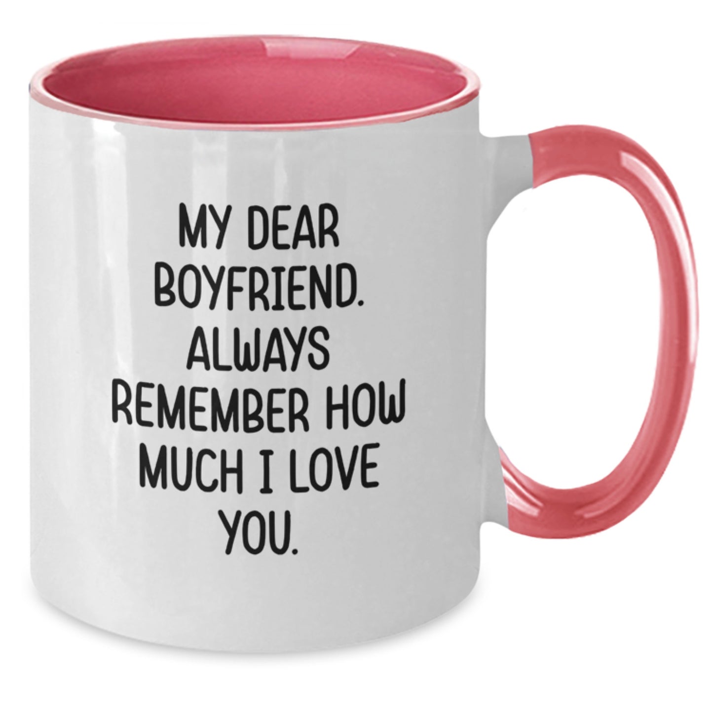 Boyfriend Keepsake Two Tone Coffee Mug Birthday Gift - Additional