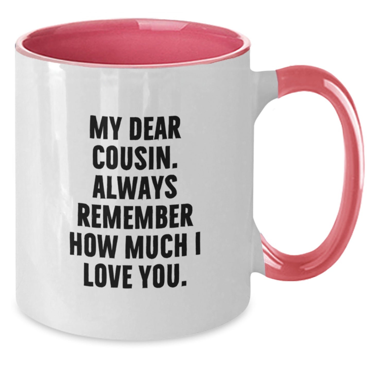 Cousin Favorite Two Tone Coffee Mug for Kids Birthday Gift Black & White - Additional