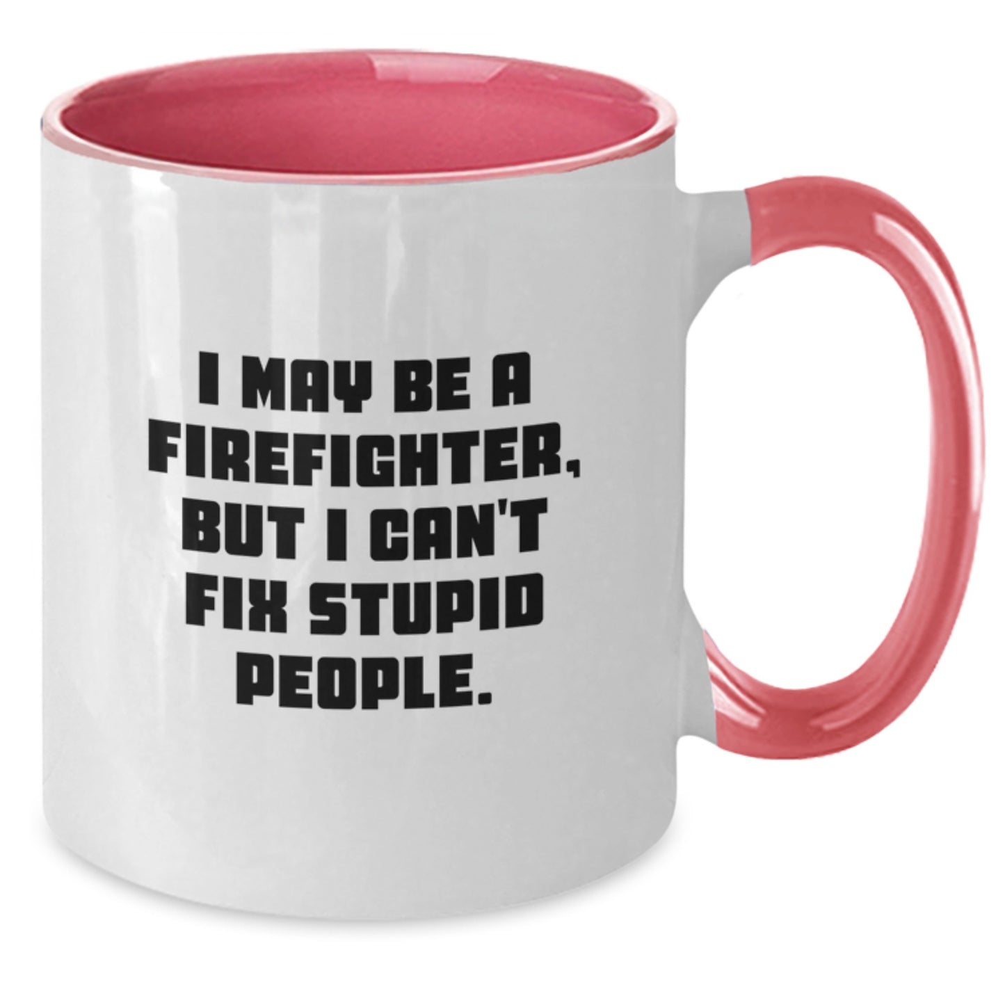 Firefighter Keepsake Two Tone Coffee Mug for Him Birthday Gift - Additional