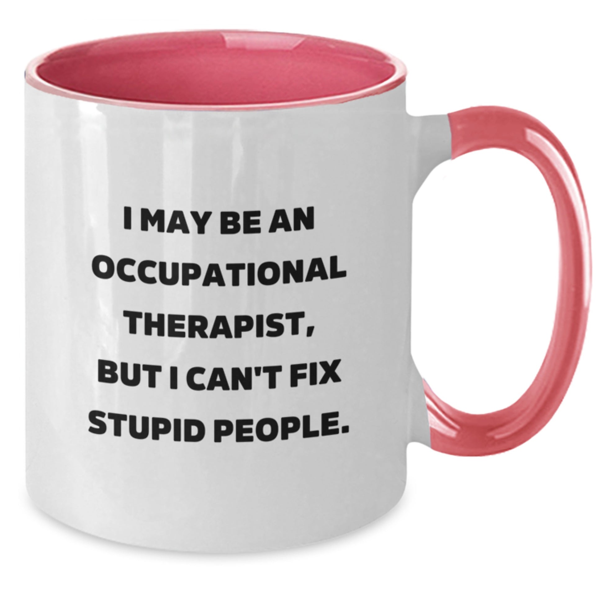 Occupational Therapist Keepsake Two Tone Mug for Him Birthday Gift - Additional