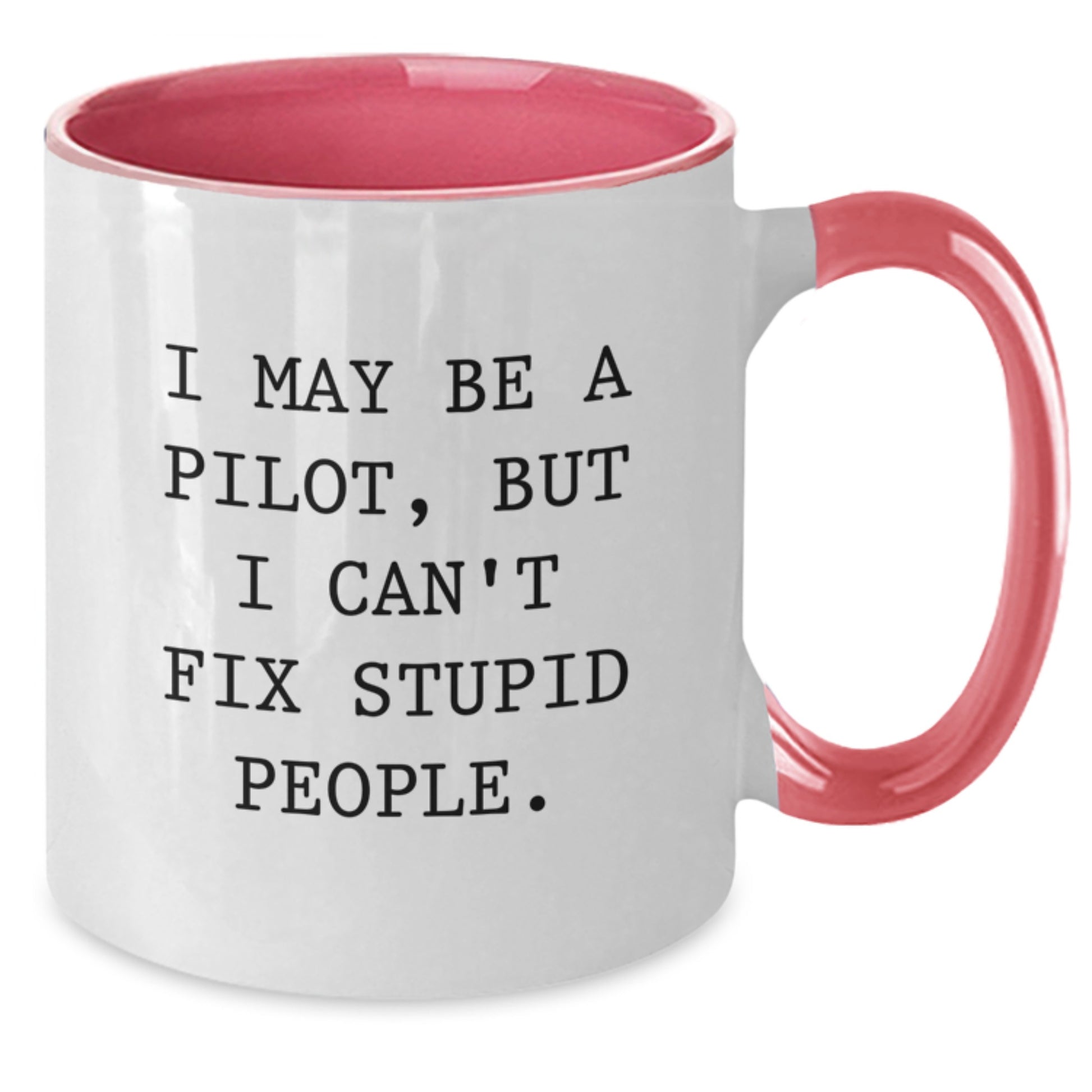 Pilot Keepsake Mug for Him Birthday Gift Black & White 11oz Ceramic - Additional