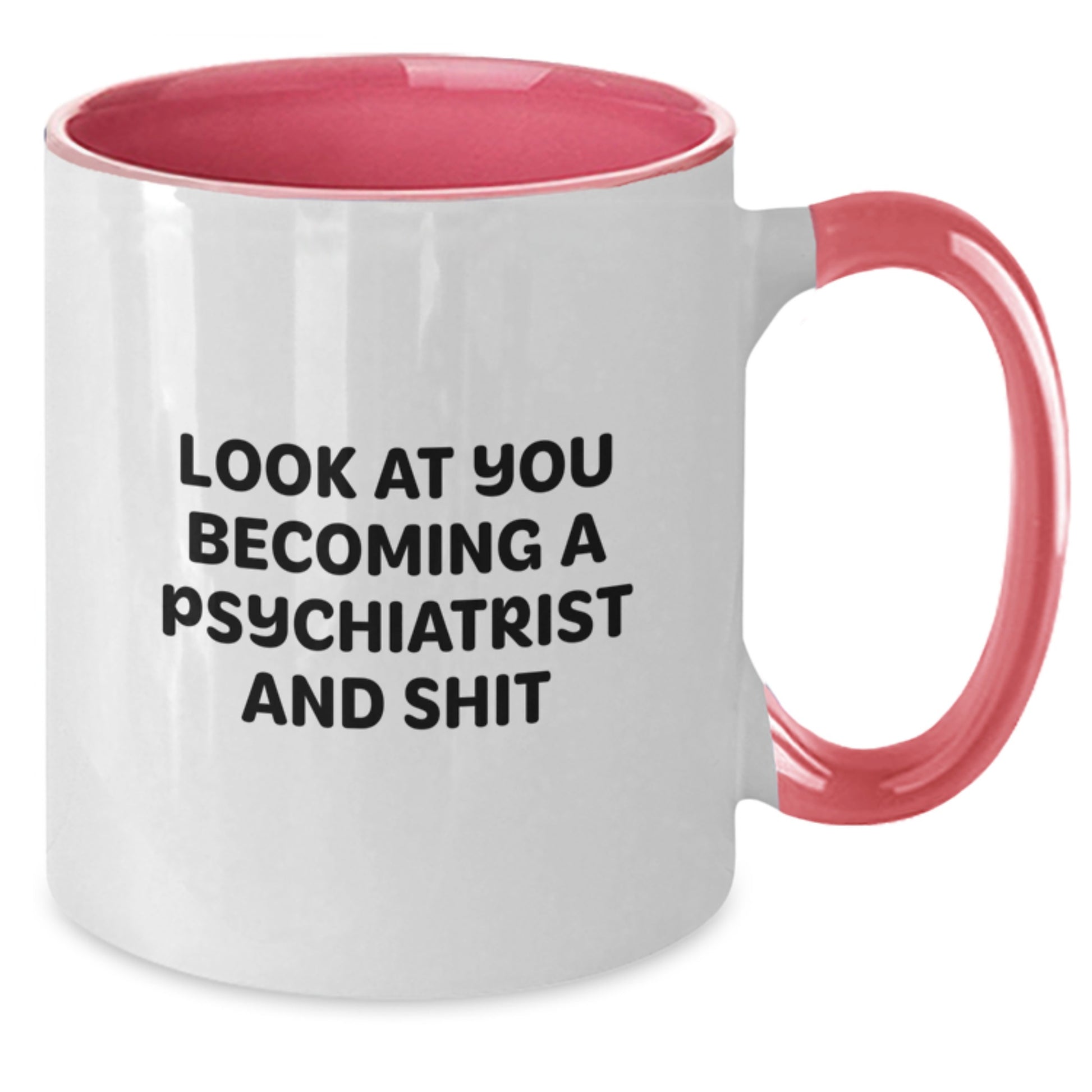 Psychiatrist Two Tone Coffee Mug Idea for Coworkers Birthday Gift - Additional