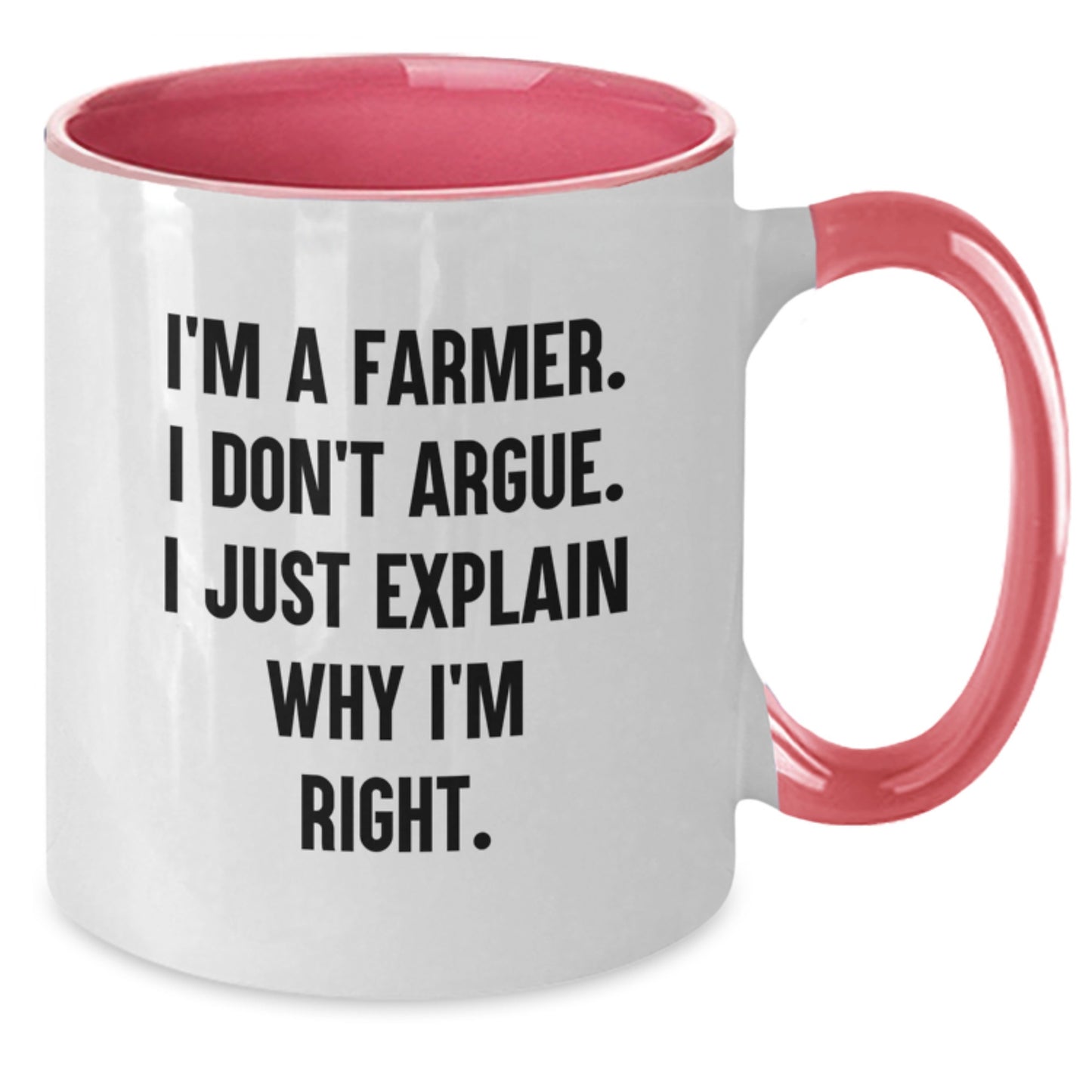 Farmer Keepsake Two Tone Coffee Mug for Him Birthday Gift - Additional