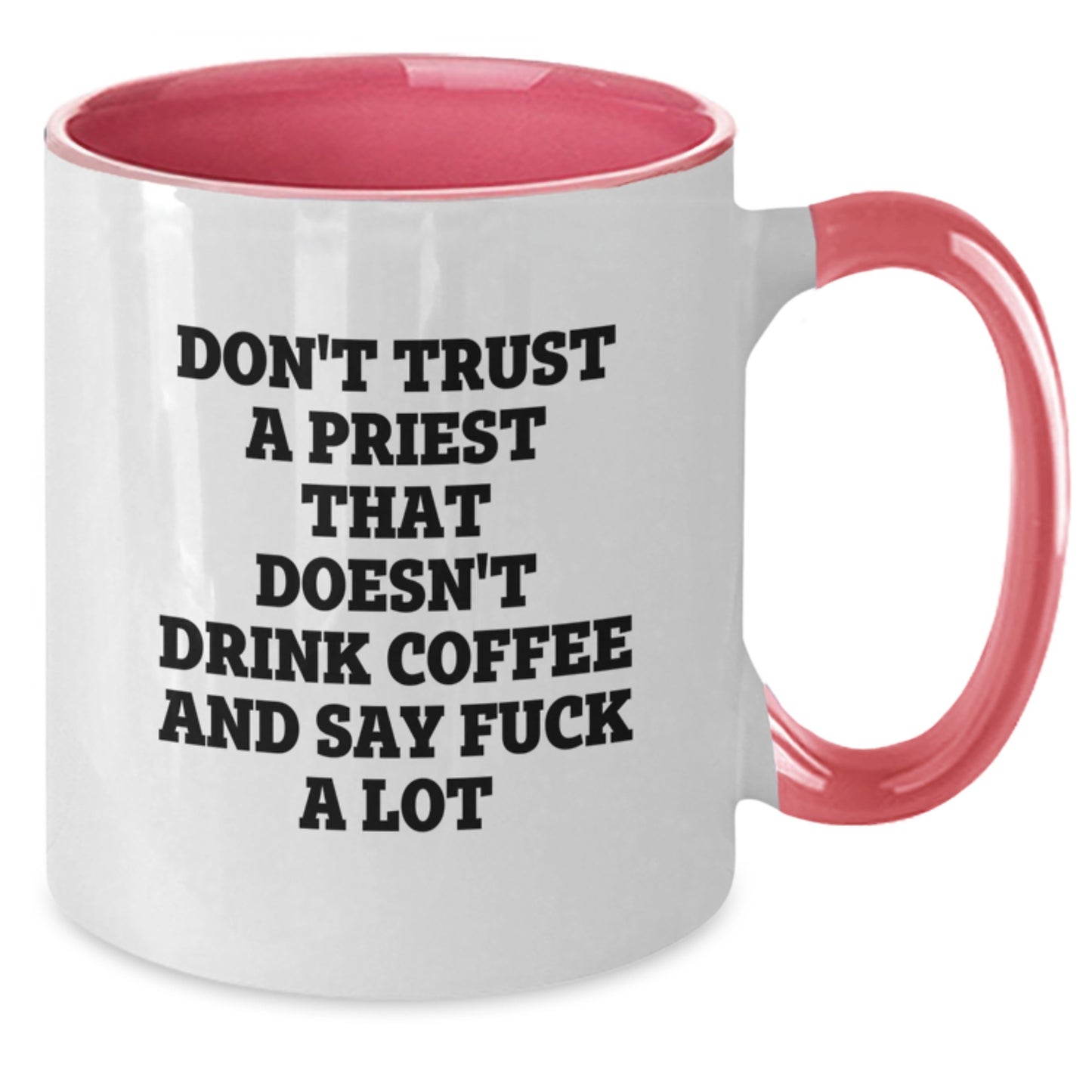 Gifts from Family, Friends, and Coworkers for Priest, Funny Two Tone Coffee Mugs, Unique Mother's Day Unique Gifts - Additional