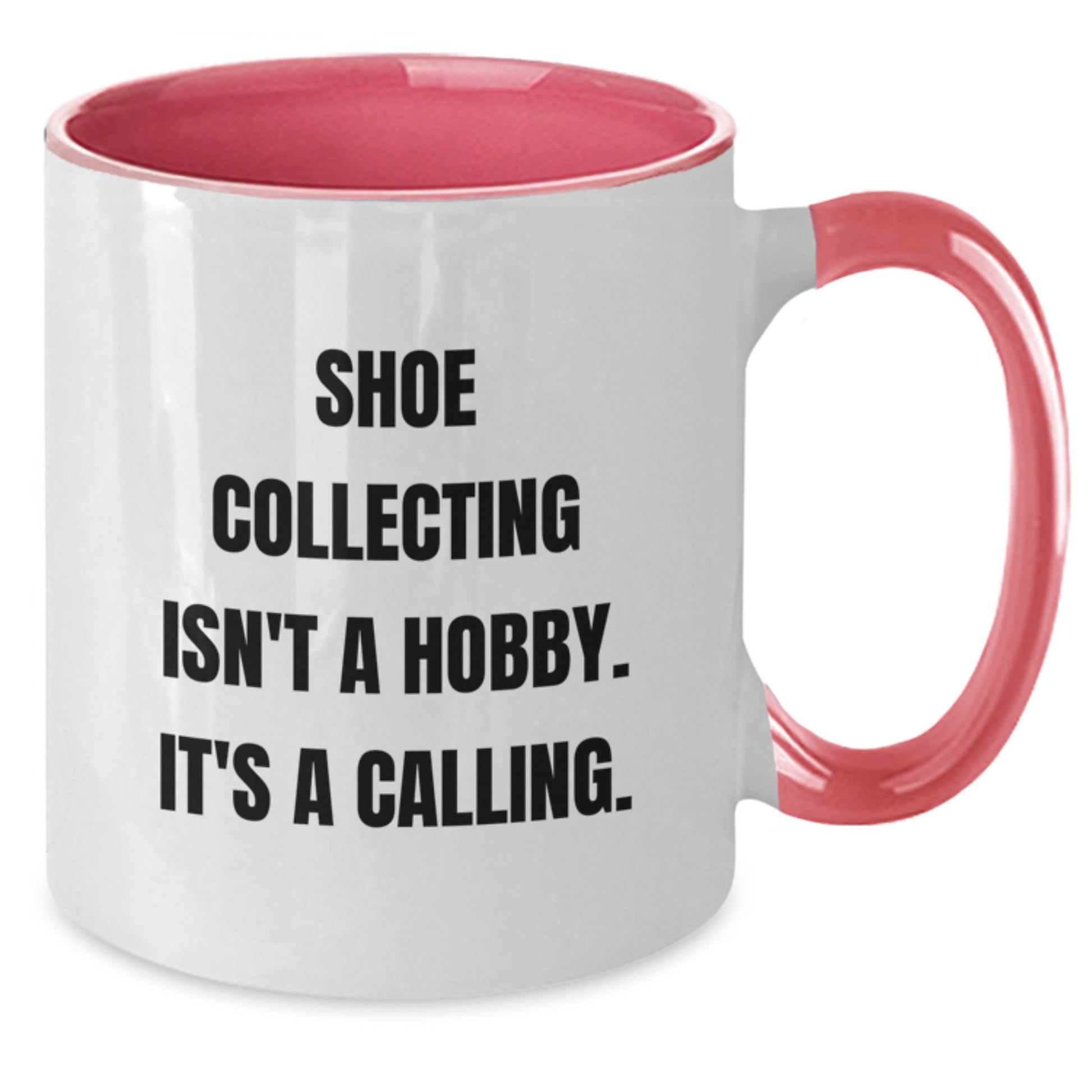 Funny Shoe Collecting Gifts for Men, Women, Friends, and Family - Two Tone Coffee Mug - Additional