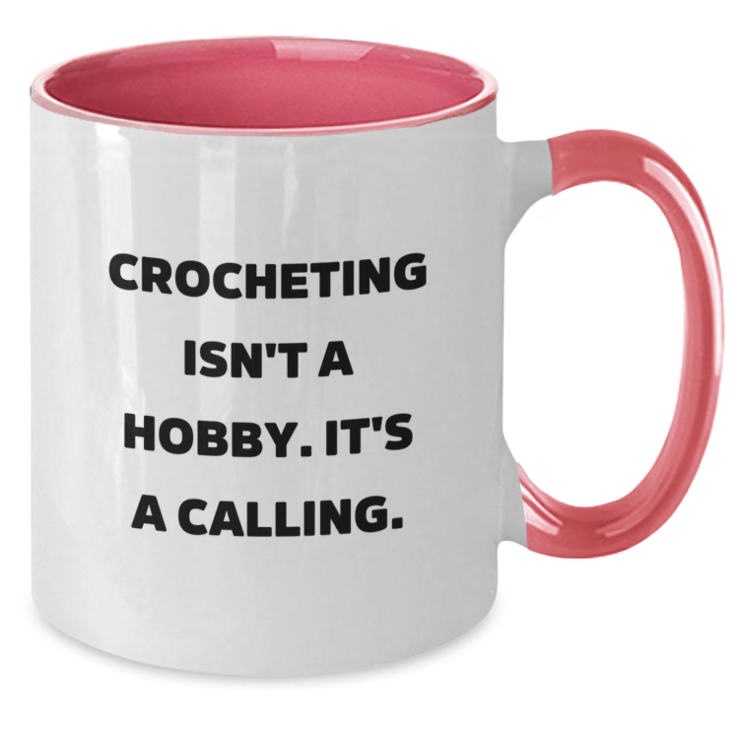 Funny Crocheting Gifts for Women and Men, Inspirational Two Tone Coffee Mug, Graduation Unique Gifts from Friends and Family - Additional