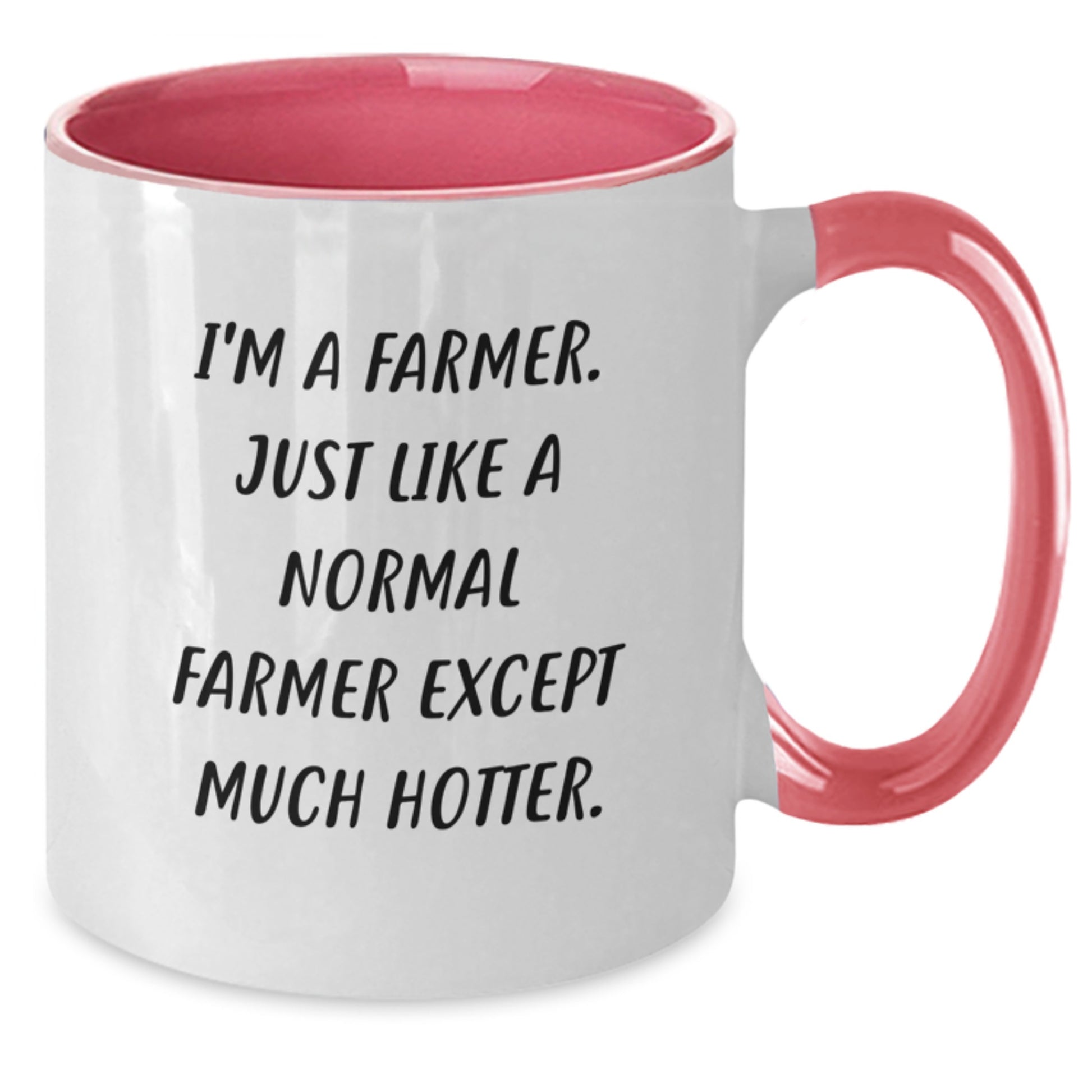 Farmer Keepsake Two Tone Coffee Mug for Him Birthday Gift Black - Additional