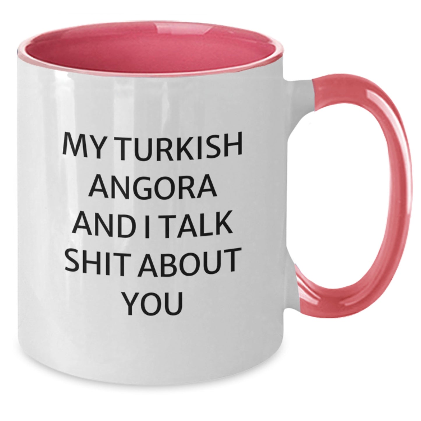 Birthday Gift for Her Turkish Angora Two Tone Mug Present Black and - Additional