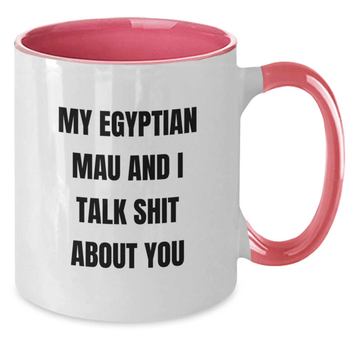 Egyptian Mau Cat Keepsake Mug for Him Birthday Gift Black & White - Additional