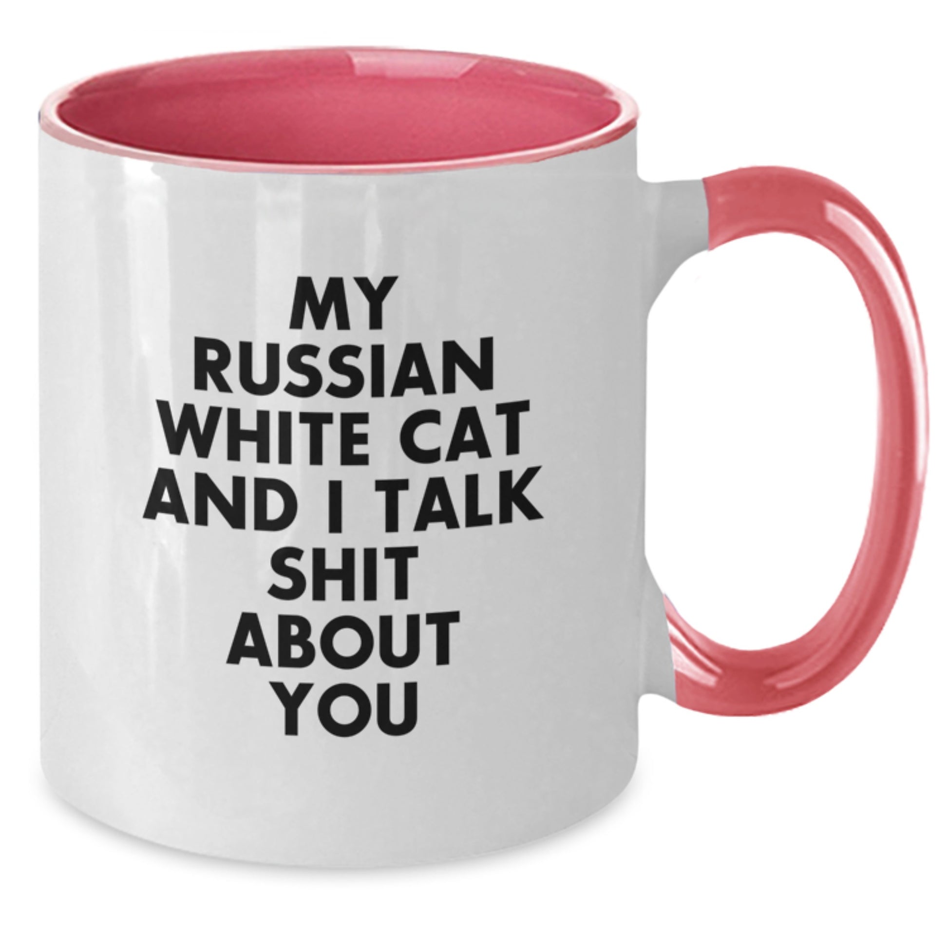 Russian White Cat Keepsake Mug for Him Birthday Gift - Additional