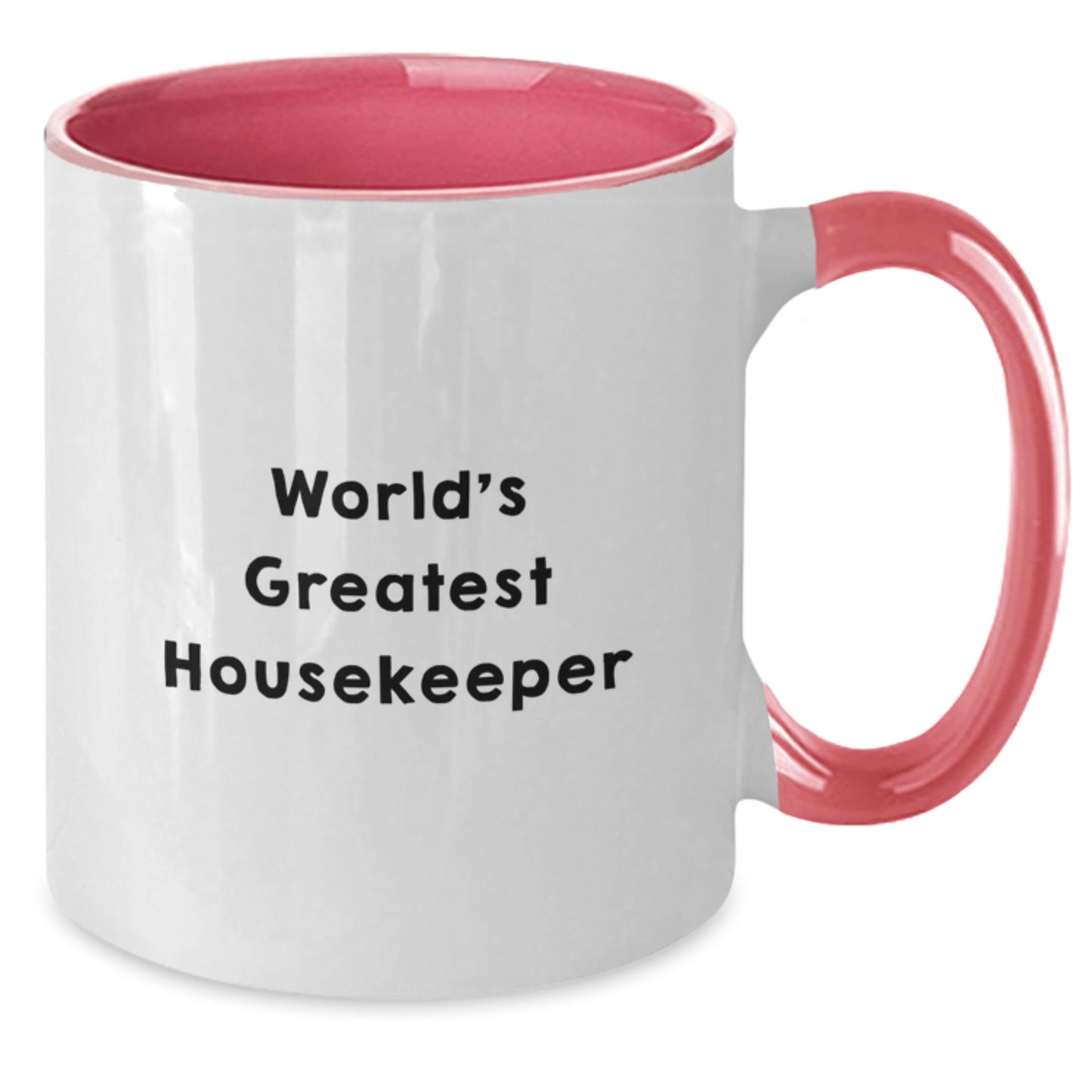Housekeeper Keepsake Birthday Gift Mug for Him - Black & White - Additional