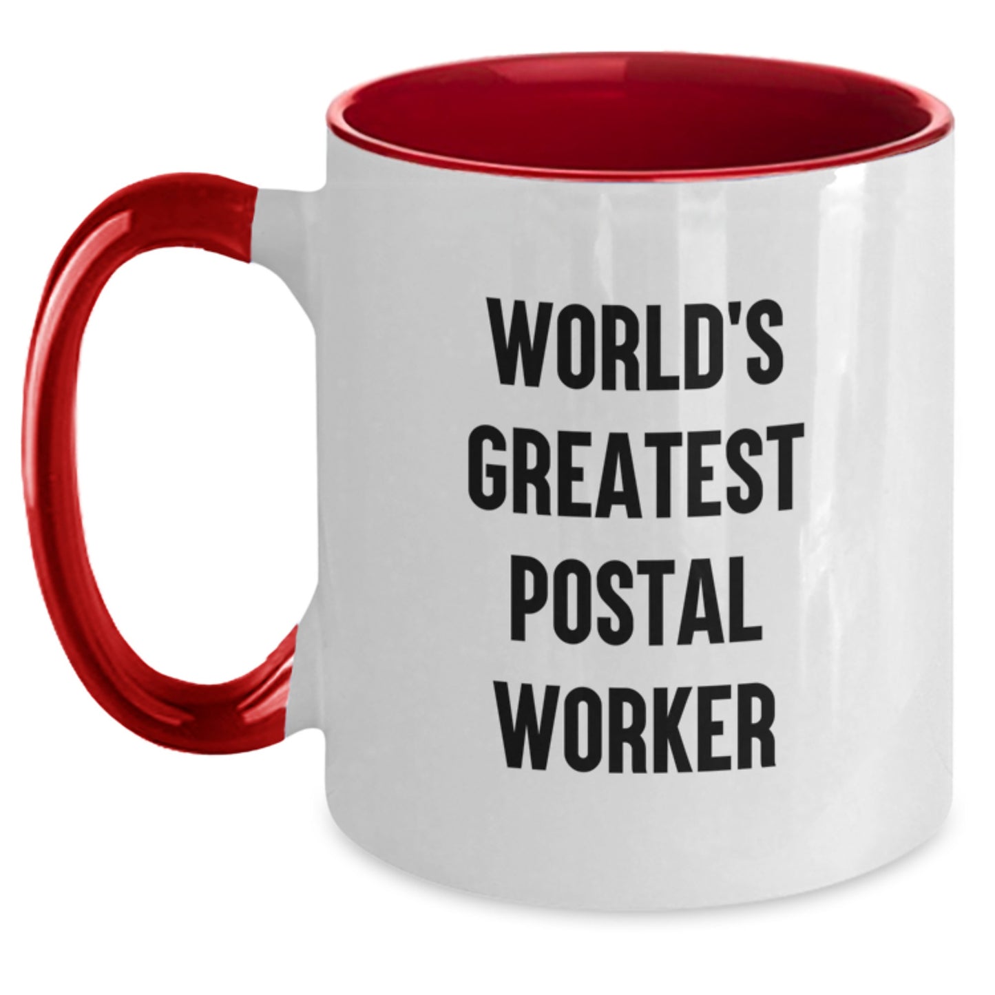 Postal Worker Keepsake Mug for Him – Birthday Gift (Black & White) - Main