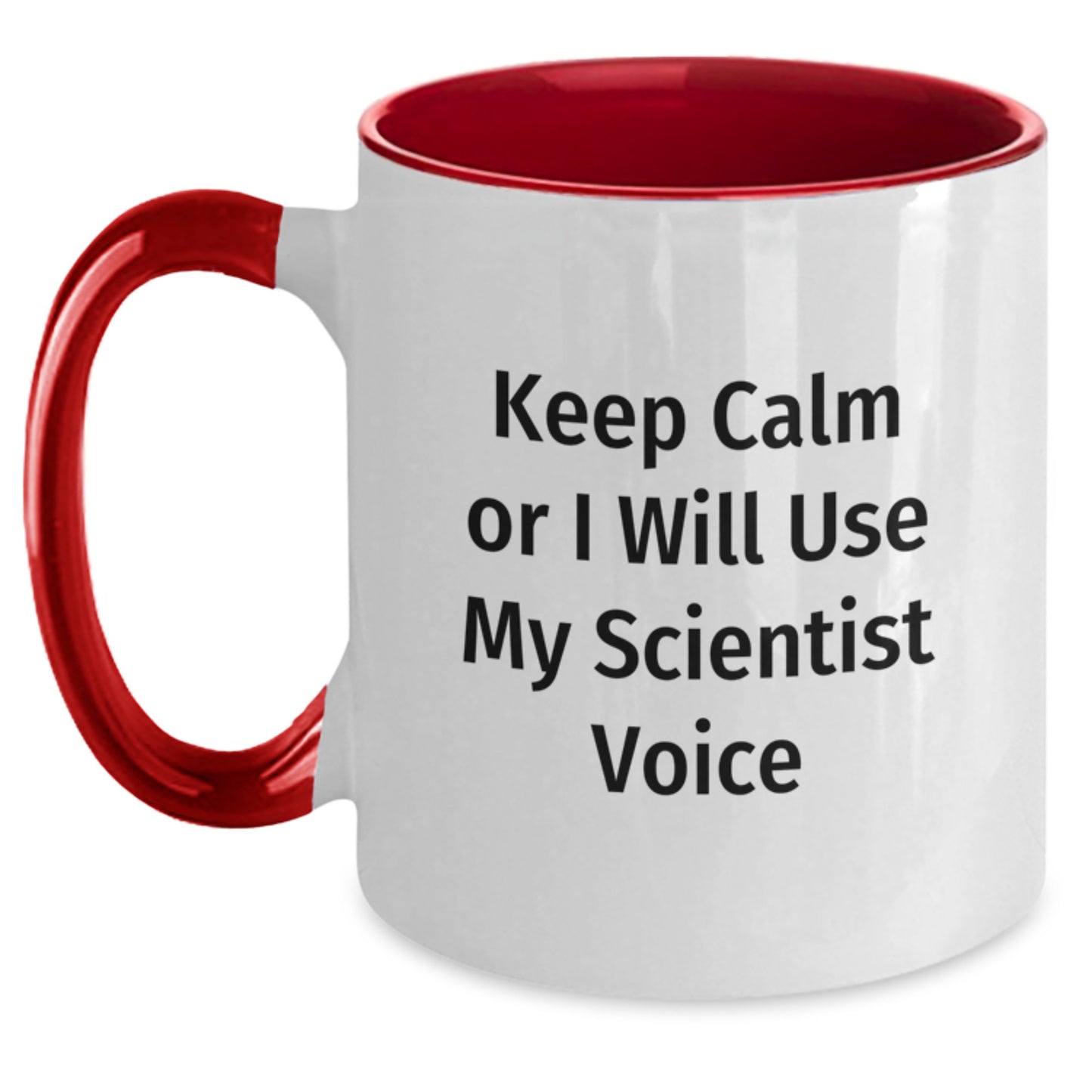 Scientist Keepsake Two Tone Coffee Mug for Him Birthday Gift - Main