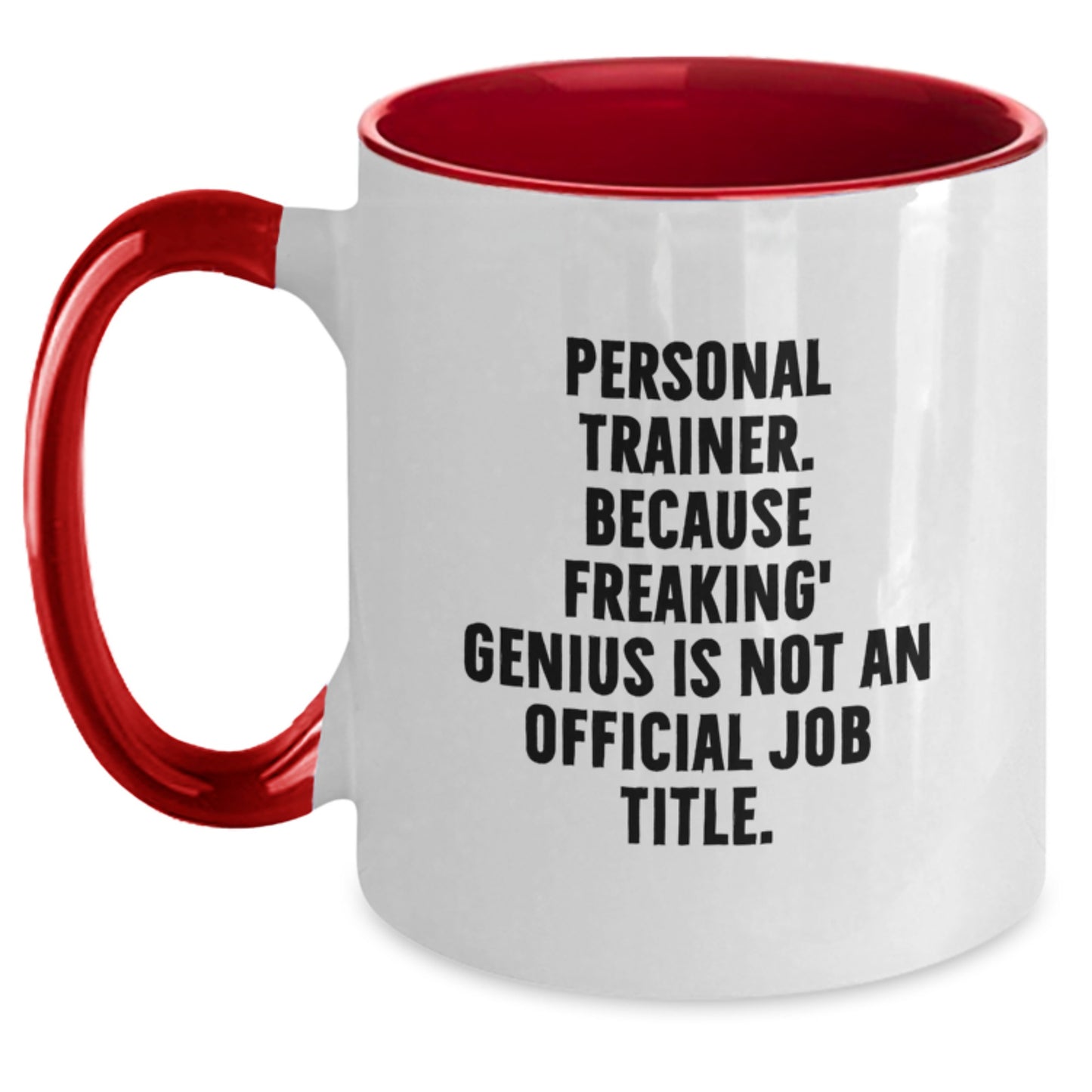 Personal Trainer Keepsake Two Tone Coffee Mug for Him Birthday Gift - Main