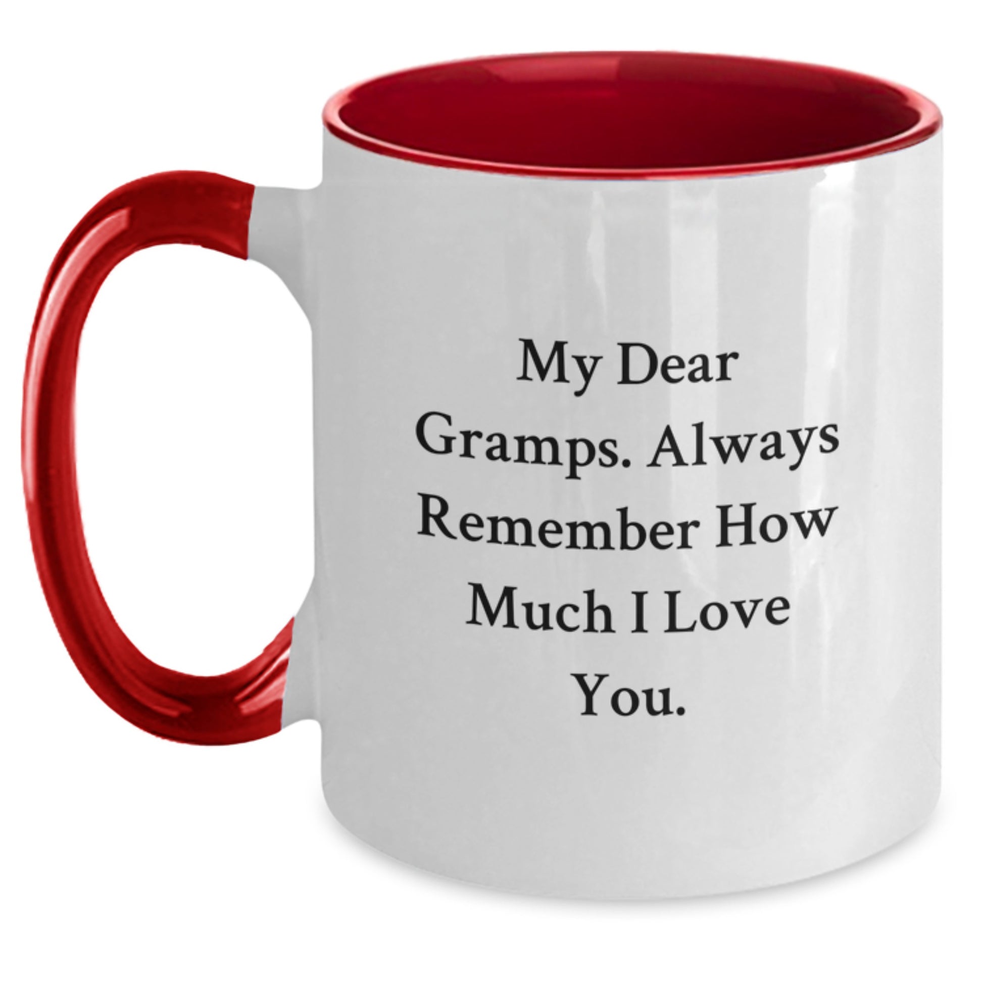 Gramps Keepsake Two Tone Coffee Mug Birthday Gift for Him Ceramic - Main