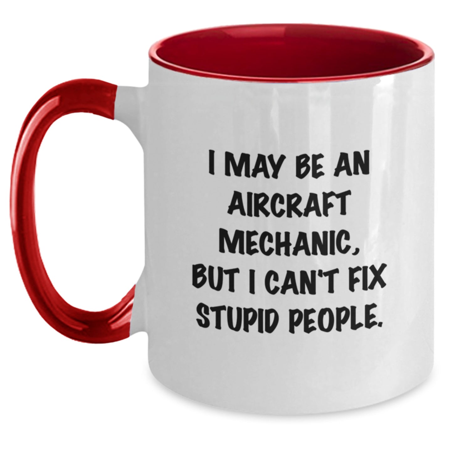Aircraft Mechanic Keepsake Mug for Him Birthday Gift with Coffee - Main