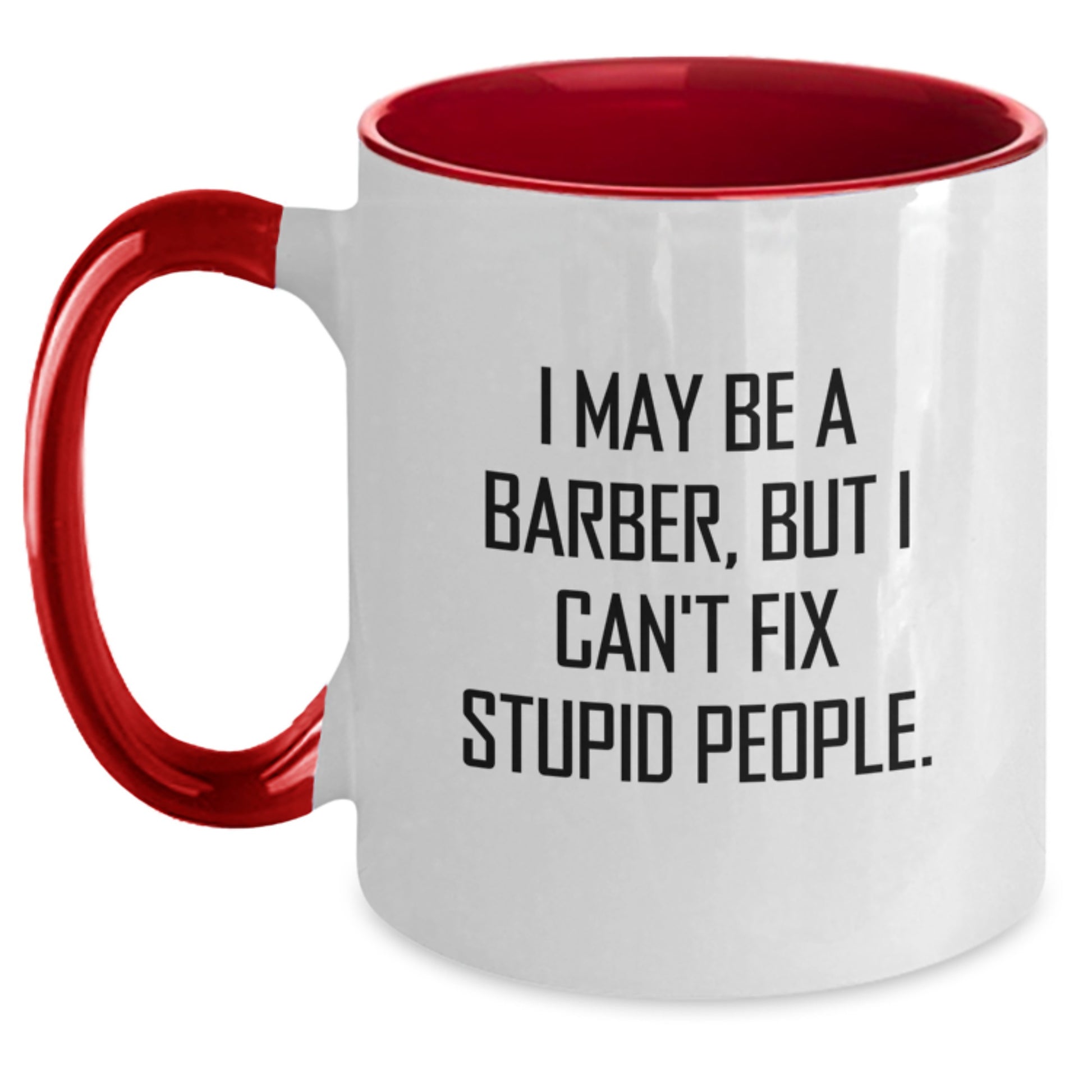 Favorite Kids Barber Quote Mug – Birthday Gift Black & White Ceramic - Main