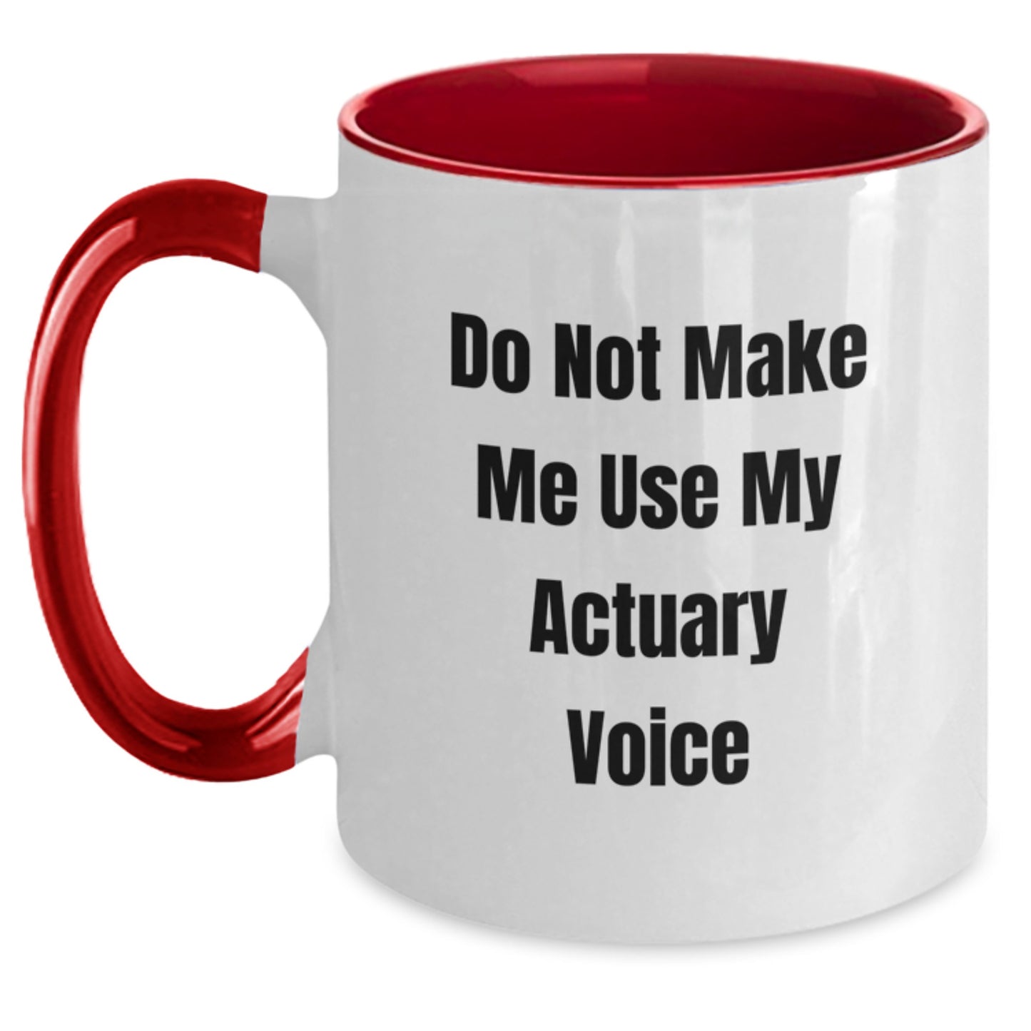 Actuary Keepsake Mug for Him Birthday Gift Black & White Ceramic - Main