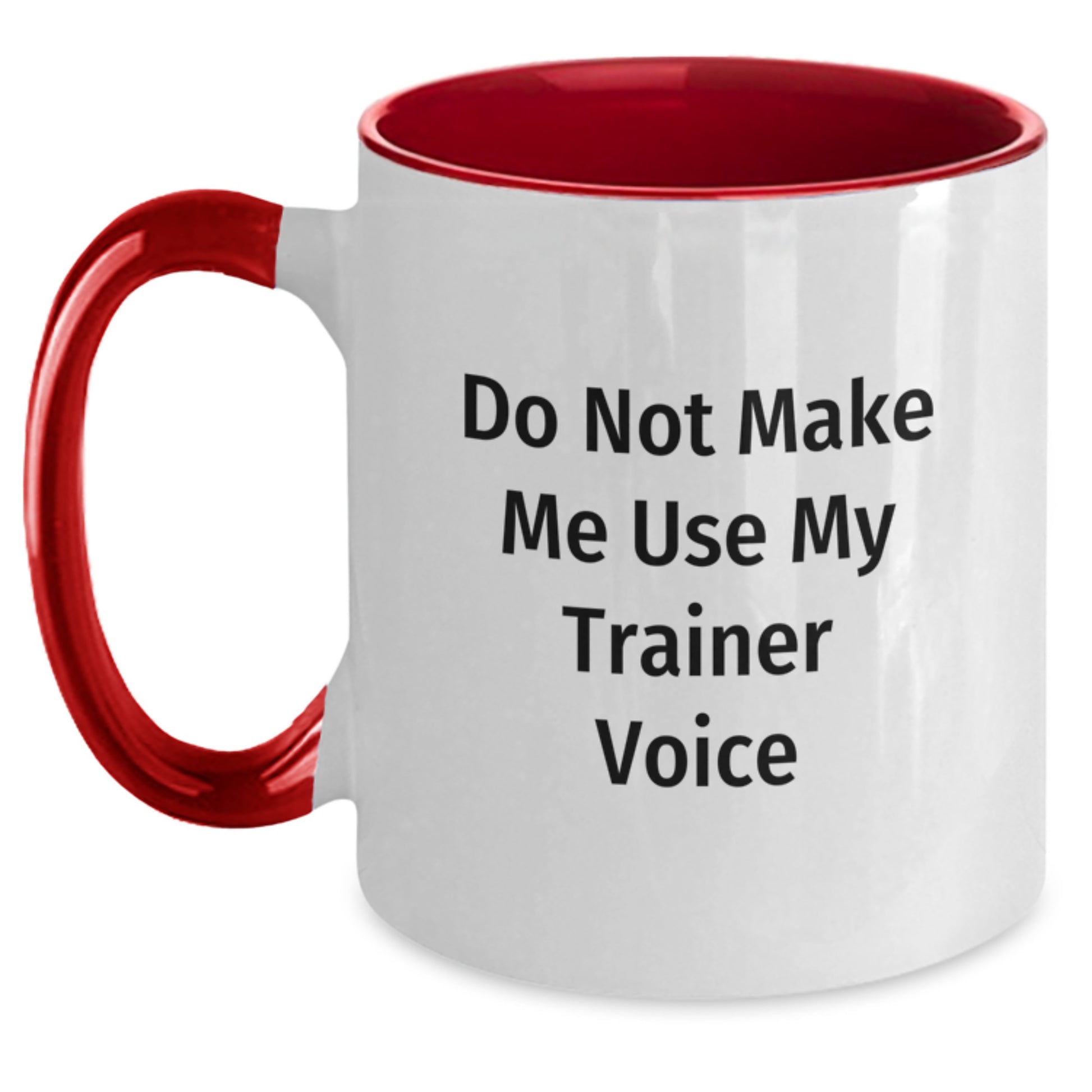 Playful Trainer Mug – Two Tone Coffee Gift for Friends – Birthday - Main