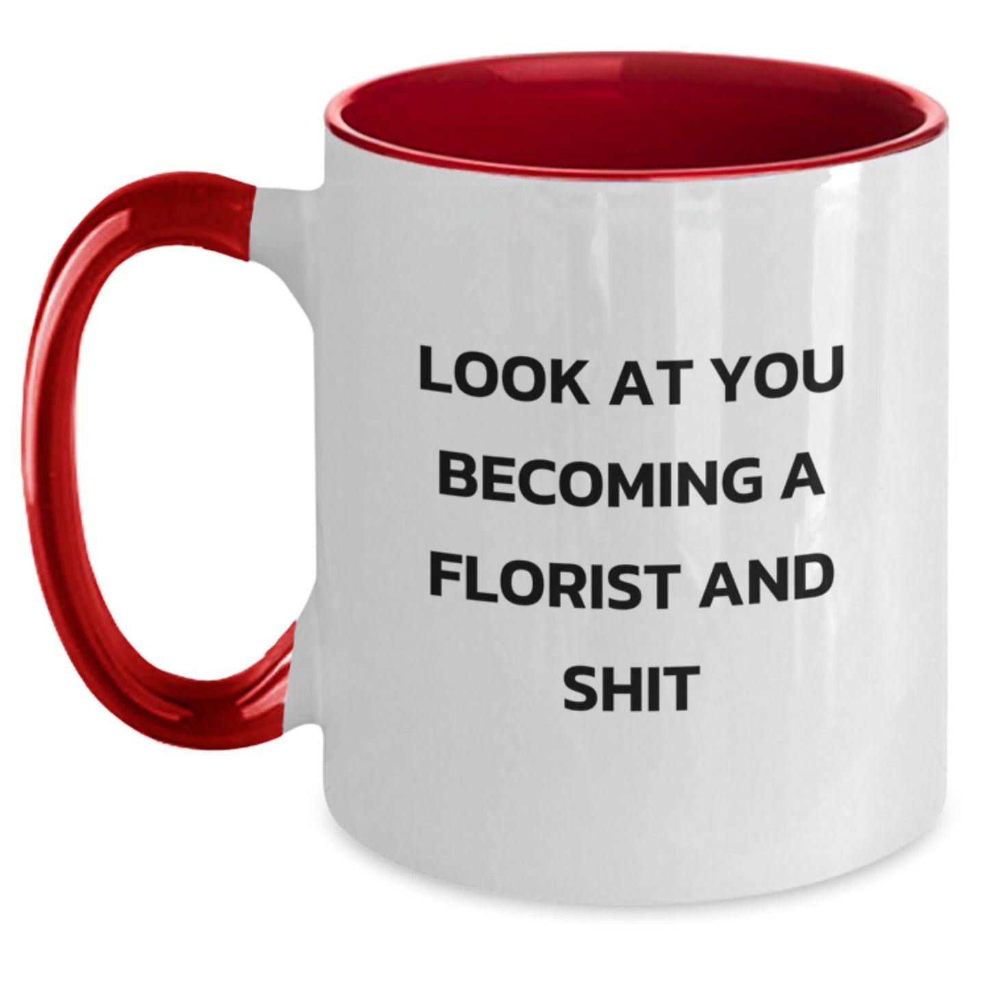 Funny Florist Gifts from Friends, Two Tone Coffee Mug for Florist, Inspirational - Main