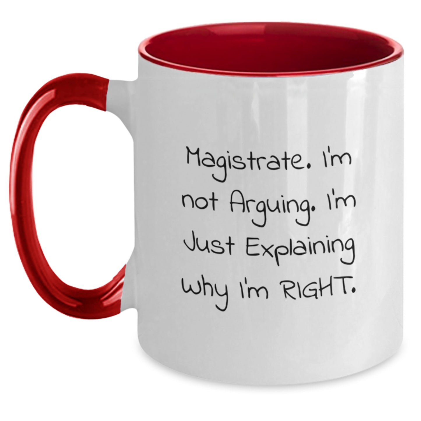 Magistrate Keepsake Two Tone Coffee Mug for Him Birthday Gift - Main