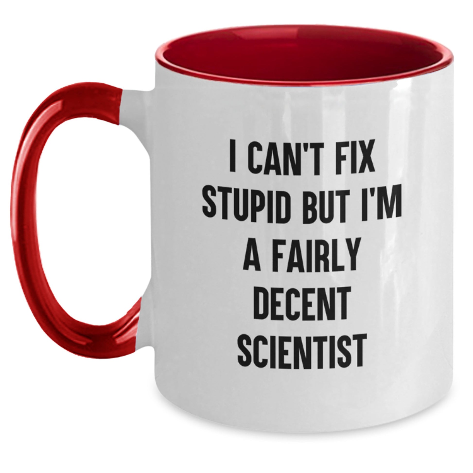 Scientist Keepsake Two Tone Coffee Mug Birthday Gift for Him - Main