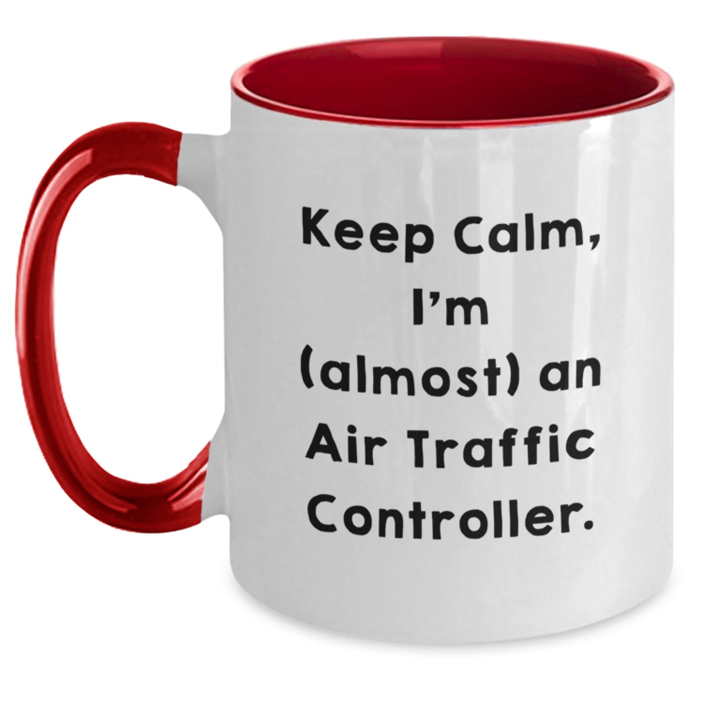 Funny Air Traffic Controller Gifts for Men - Two Tone Coffee Mug, Graduation Unique Gifts from Friends - Main